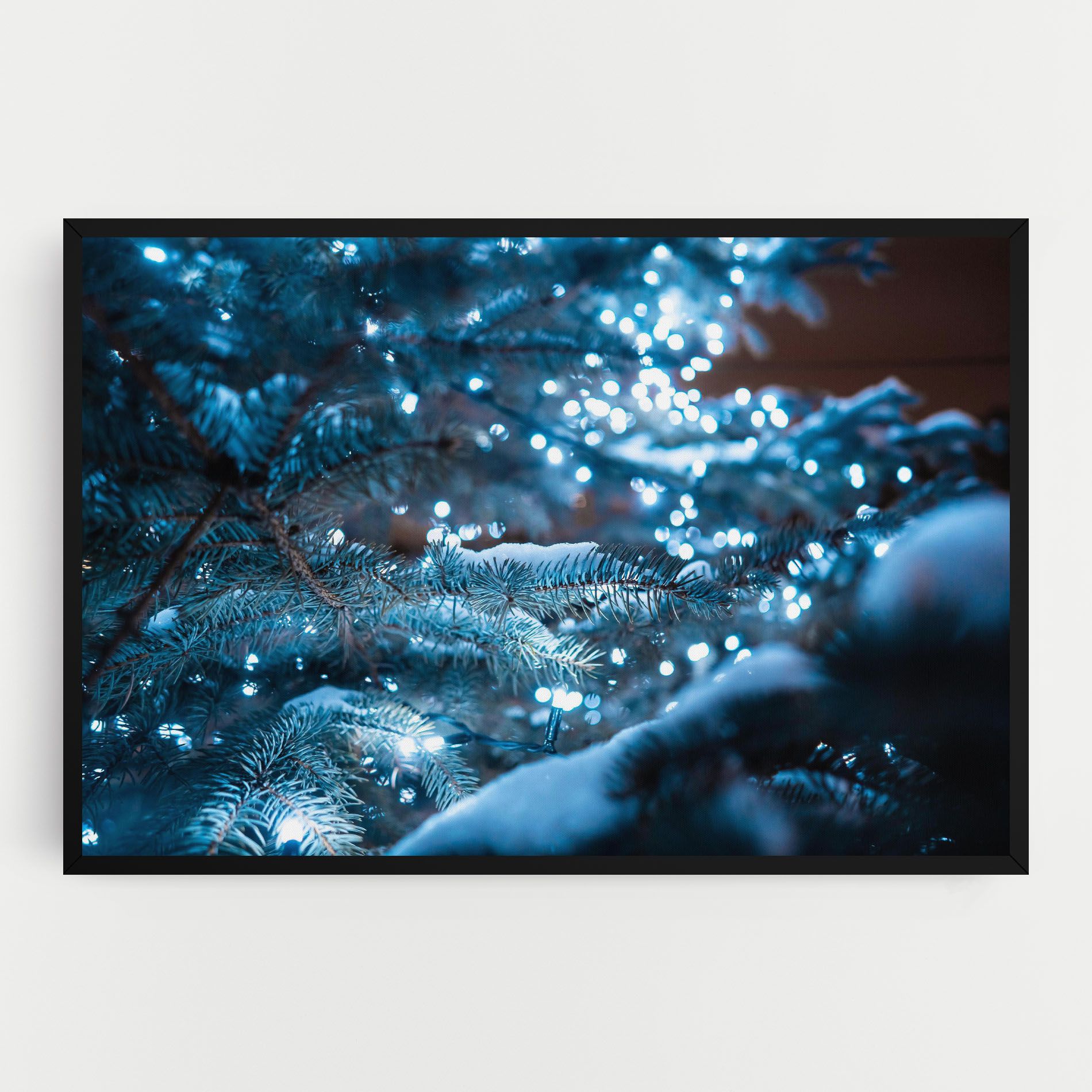 Blue Christmas Tree mockup 0