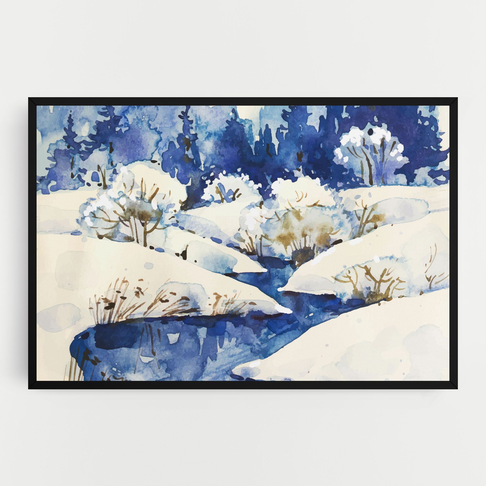 Blue Trees Winter mockup 0
