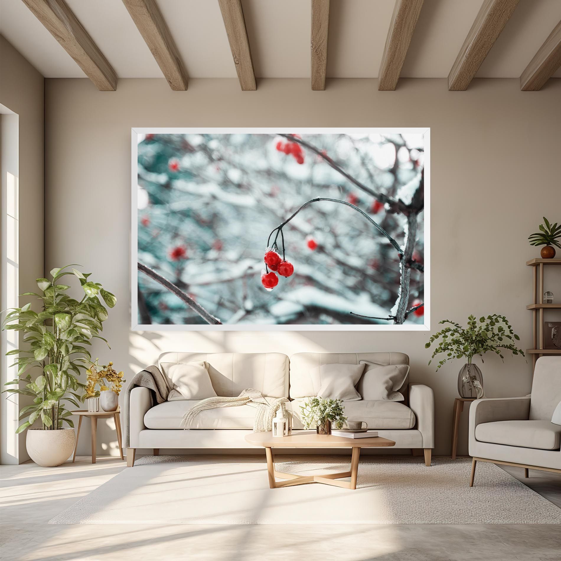 Snow Red Fruits mockup 6