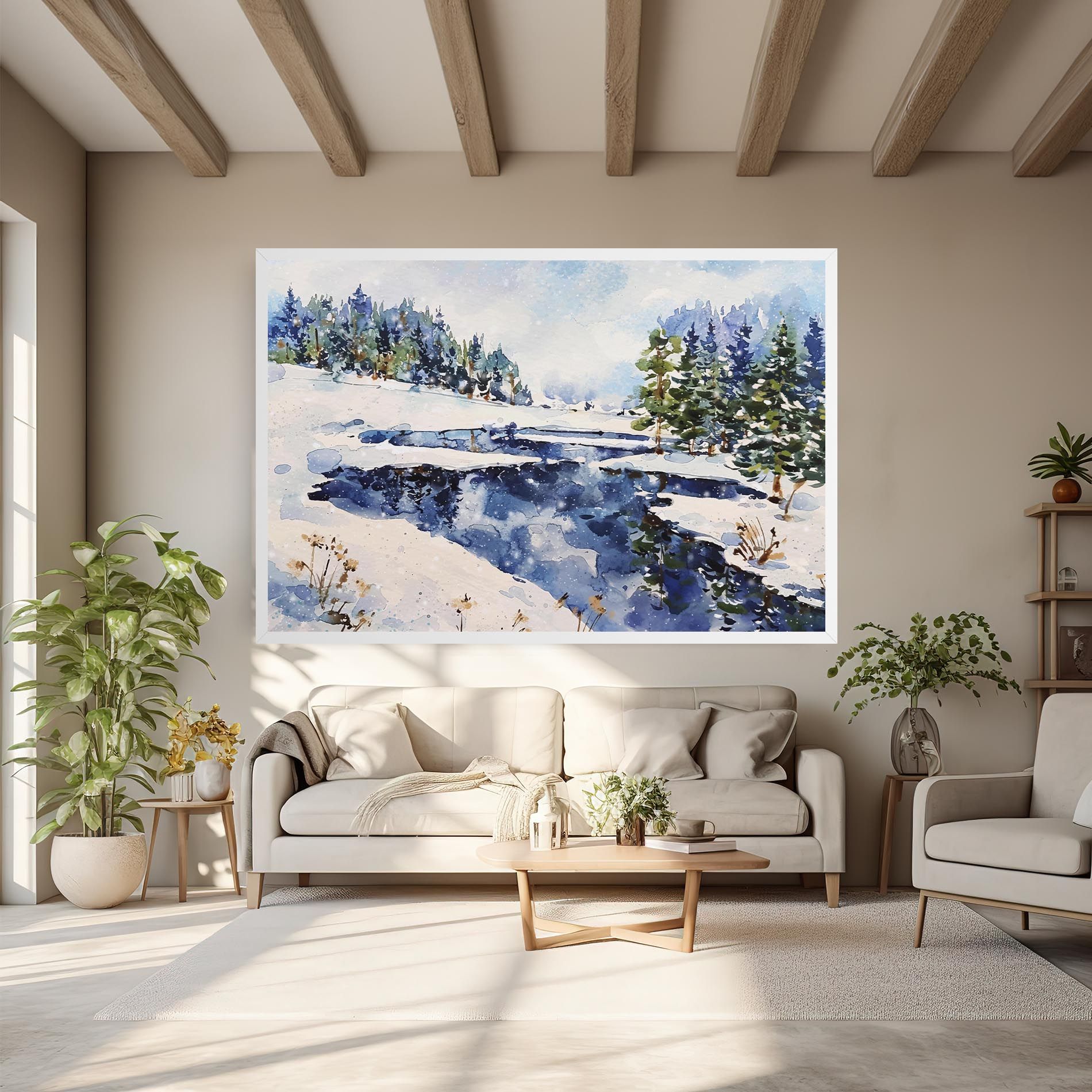 Winter Painting mockup 6