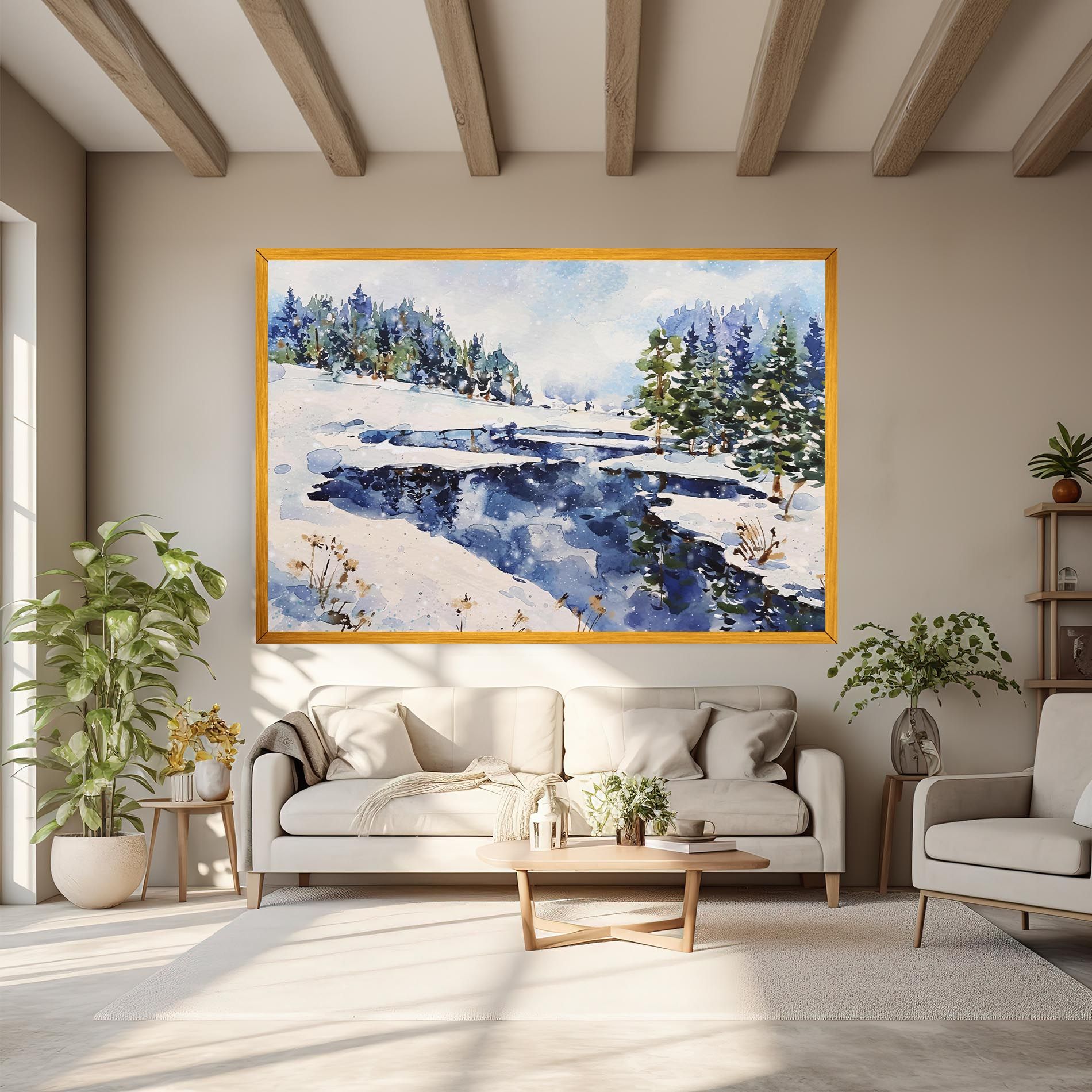 Winter Painting mockup 6
