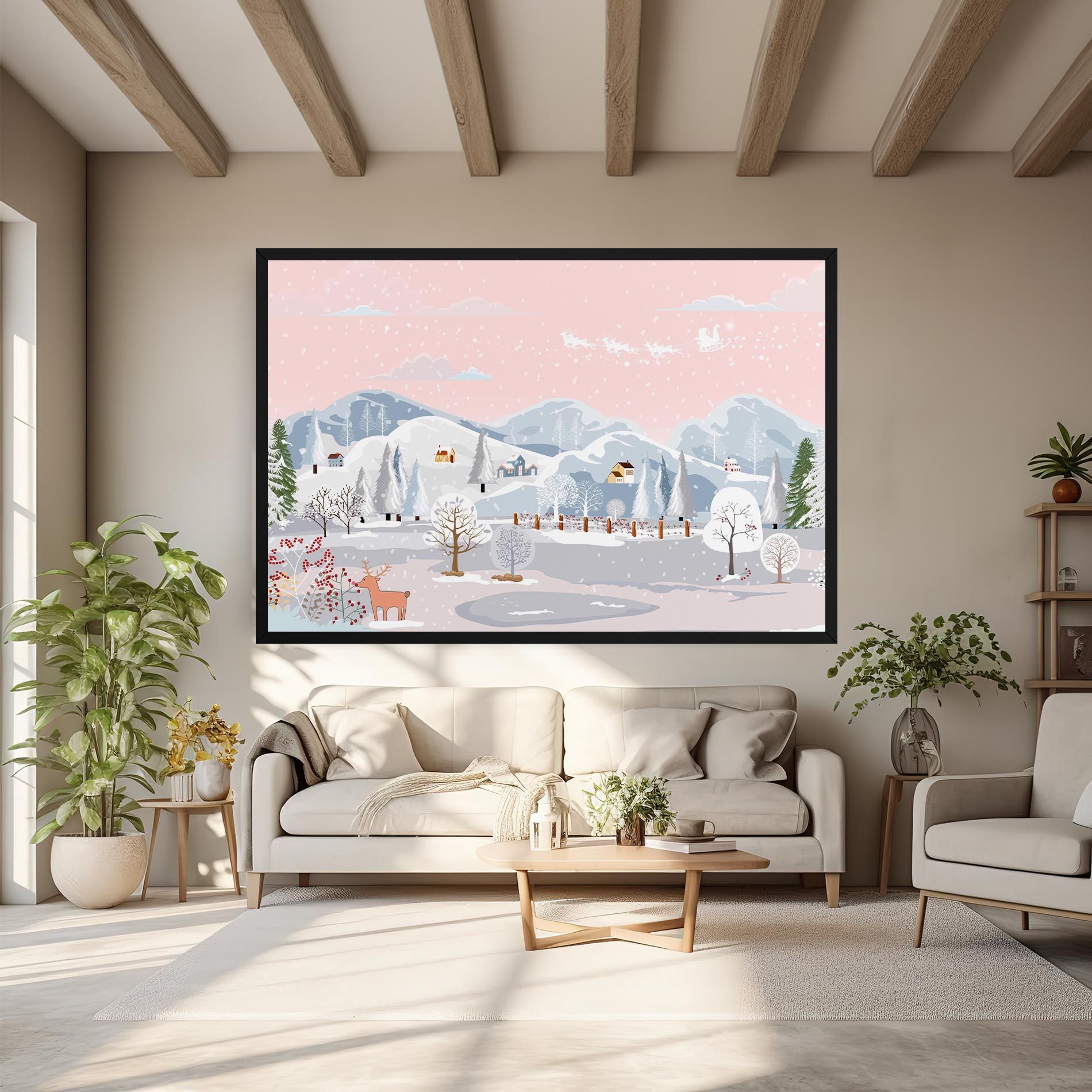 Pink Sky Winter mockup 6