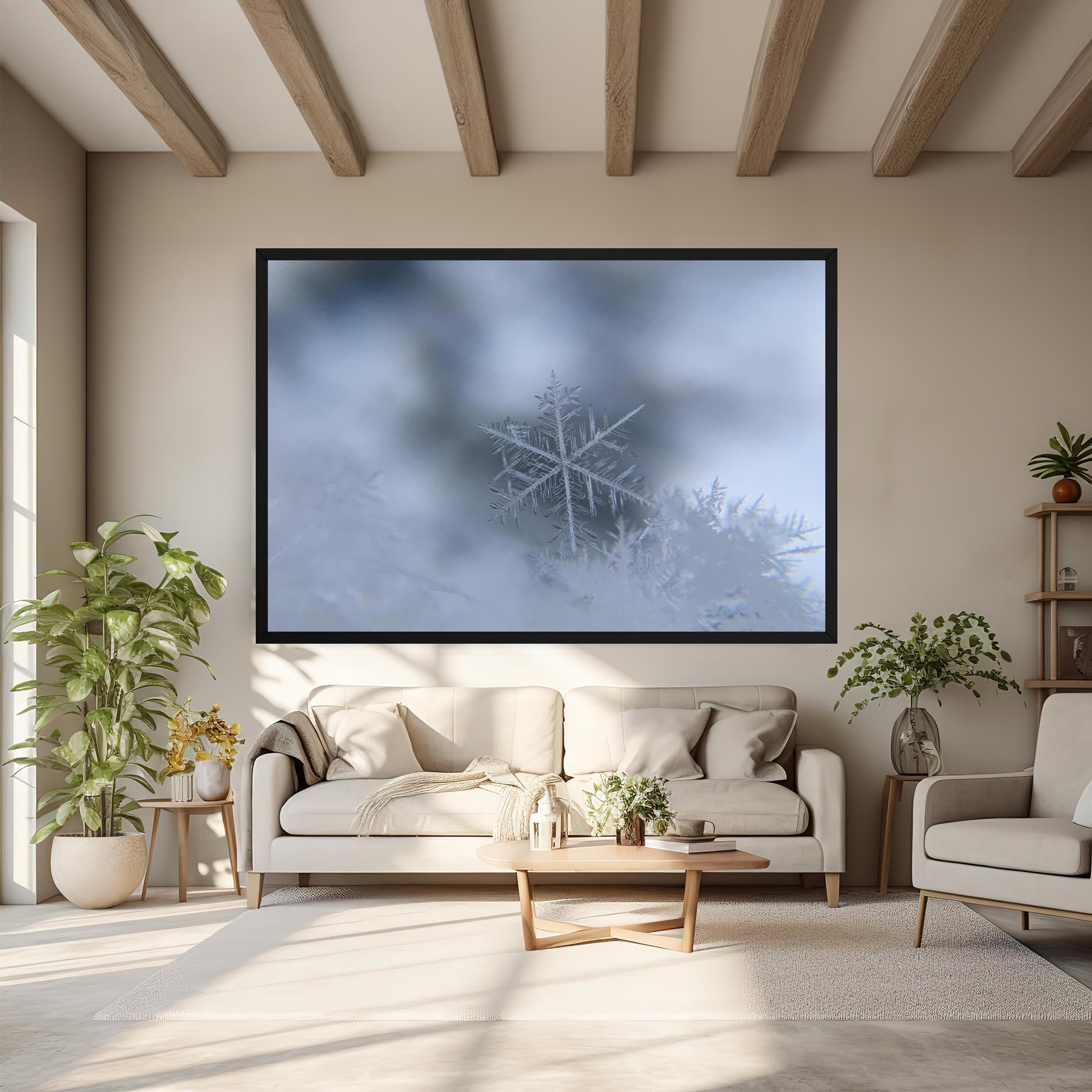 Vászonkép Pretty Snowflake mockup 6