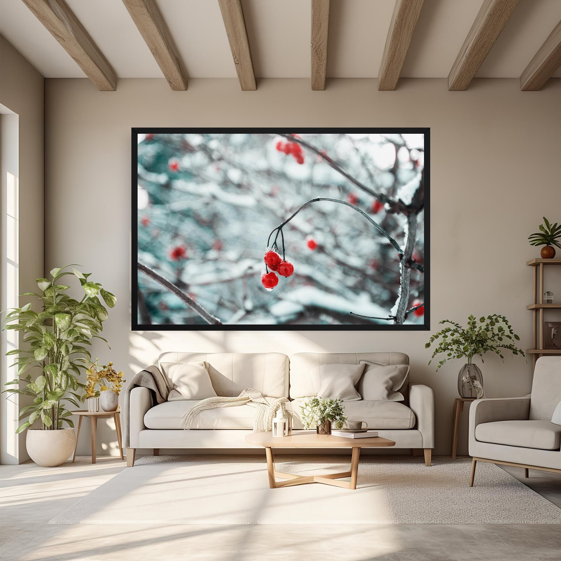 Snow Red Fruits mockup 6