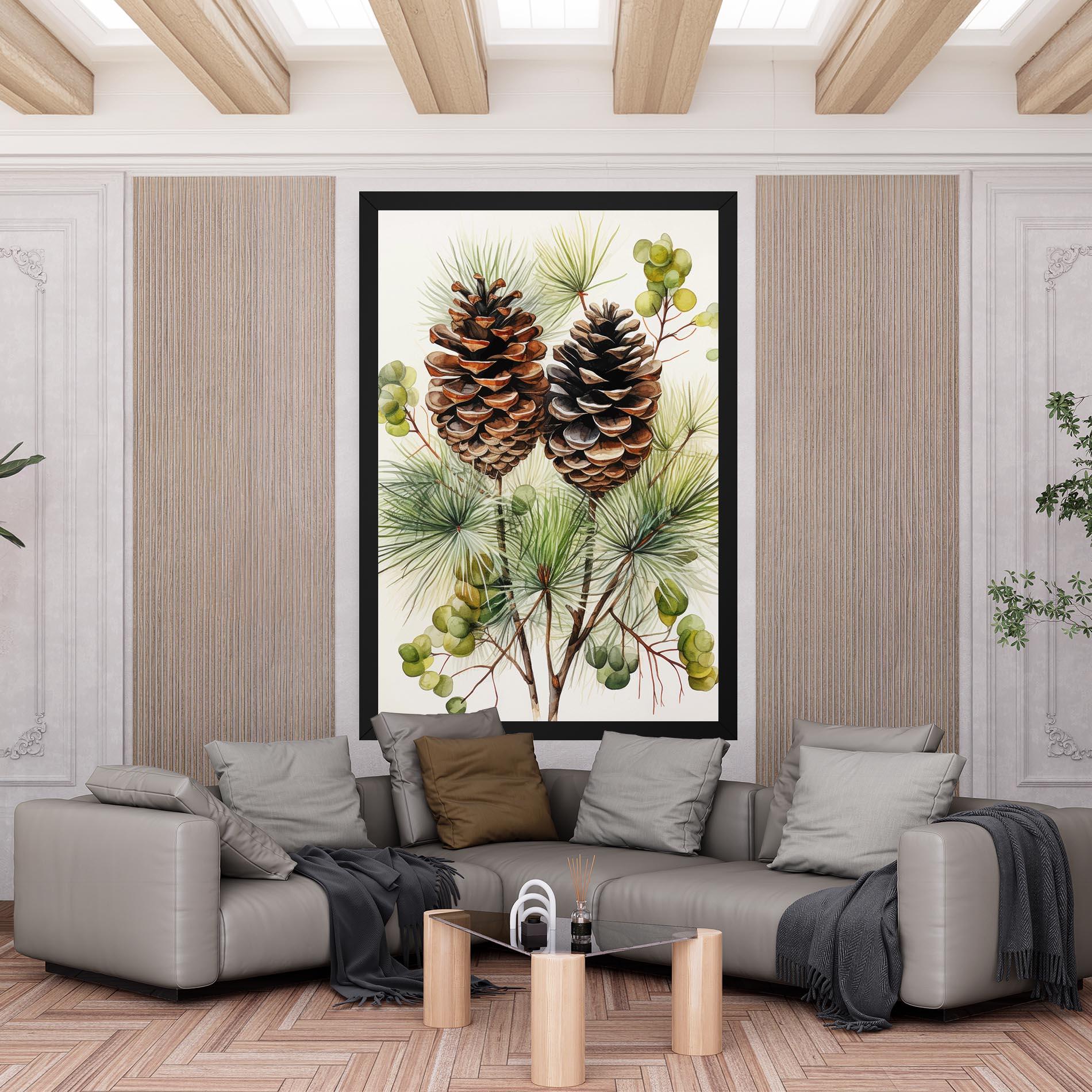 Vászonkép Brown Cones mockup 6