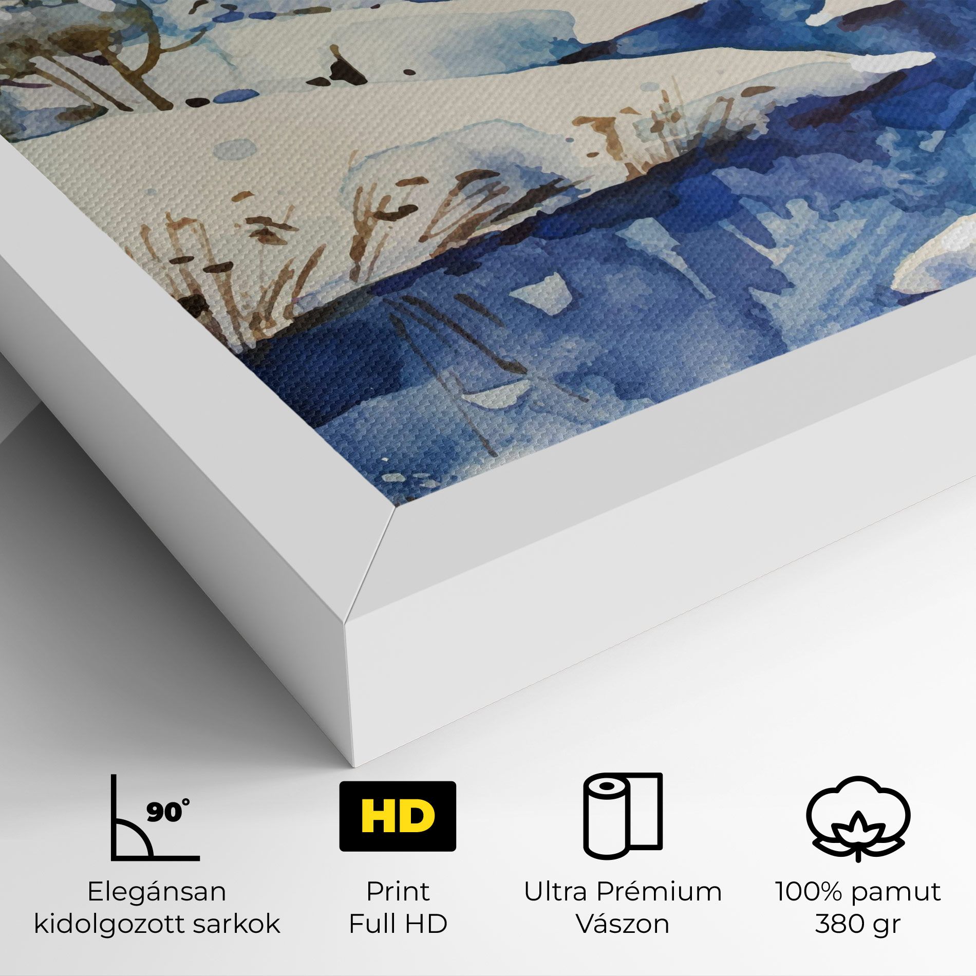 Blue Trees Winter mockup 4