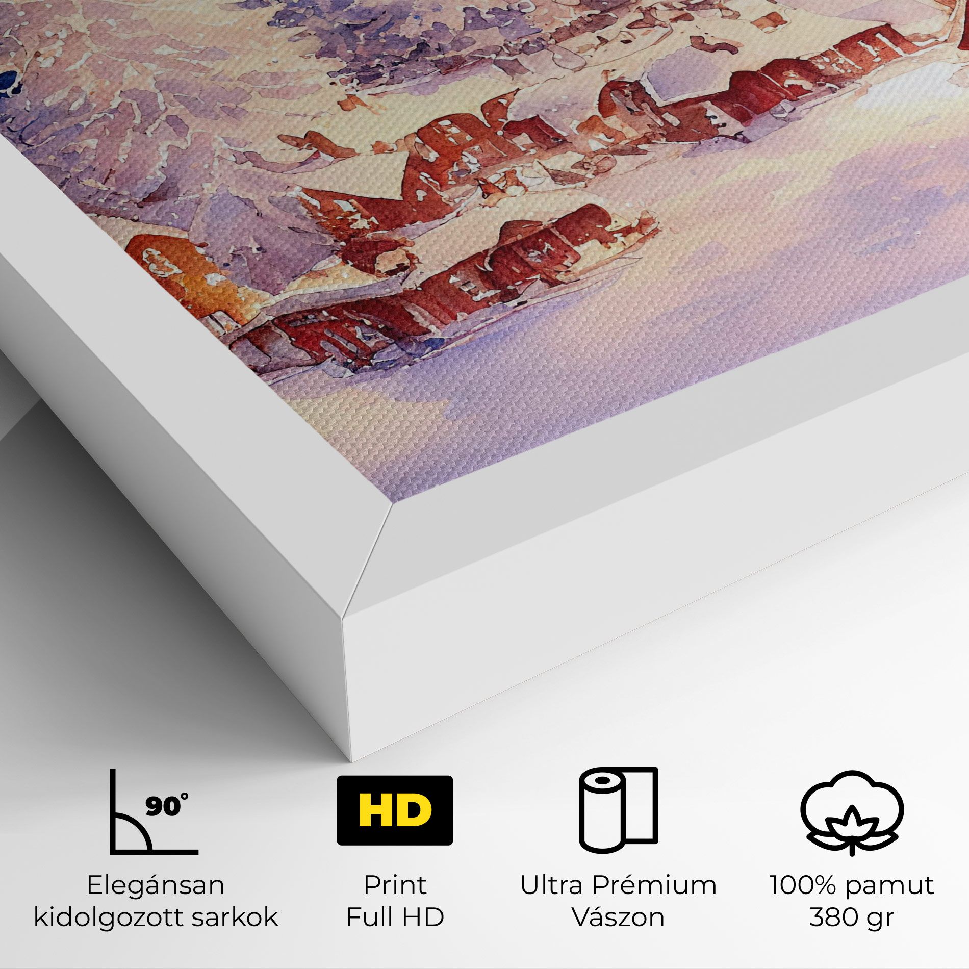 Snow Falling Painting mockup 4