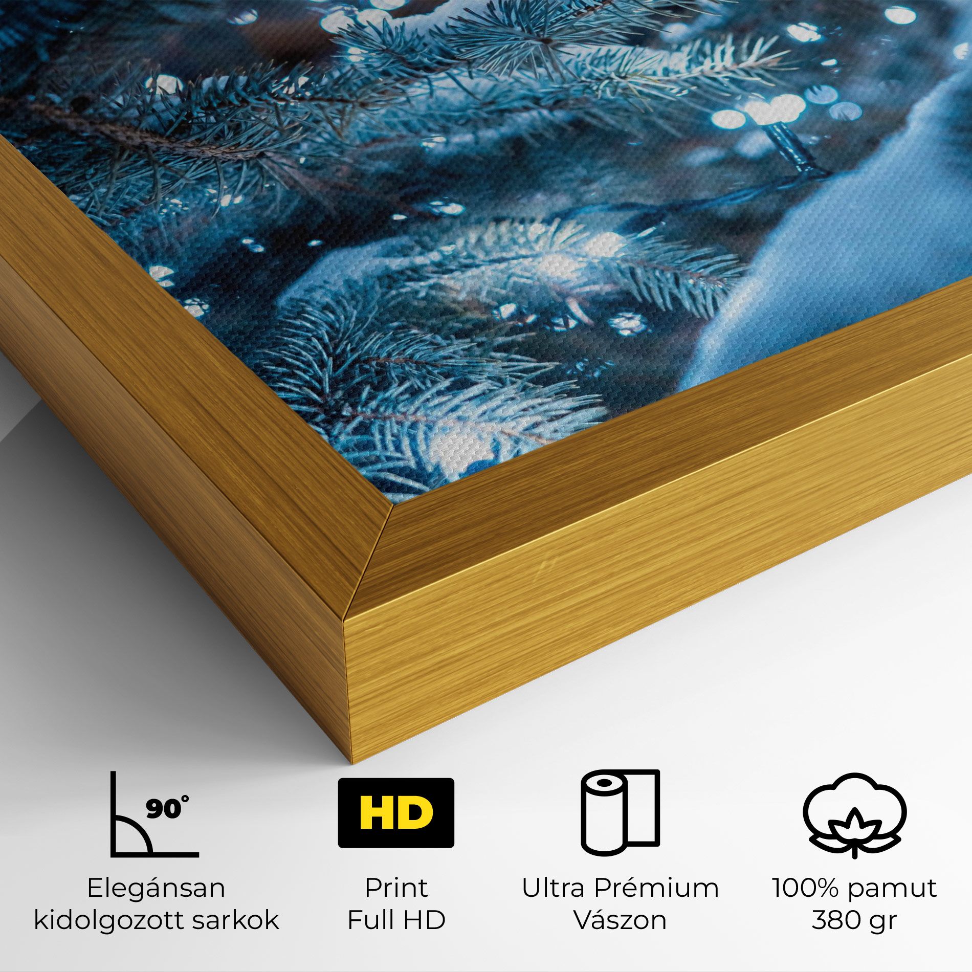 Blue Christmas Tree mockup 4