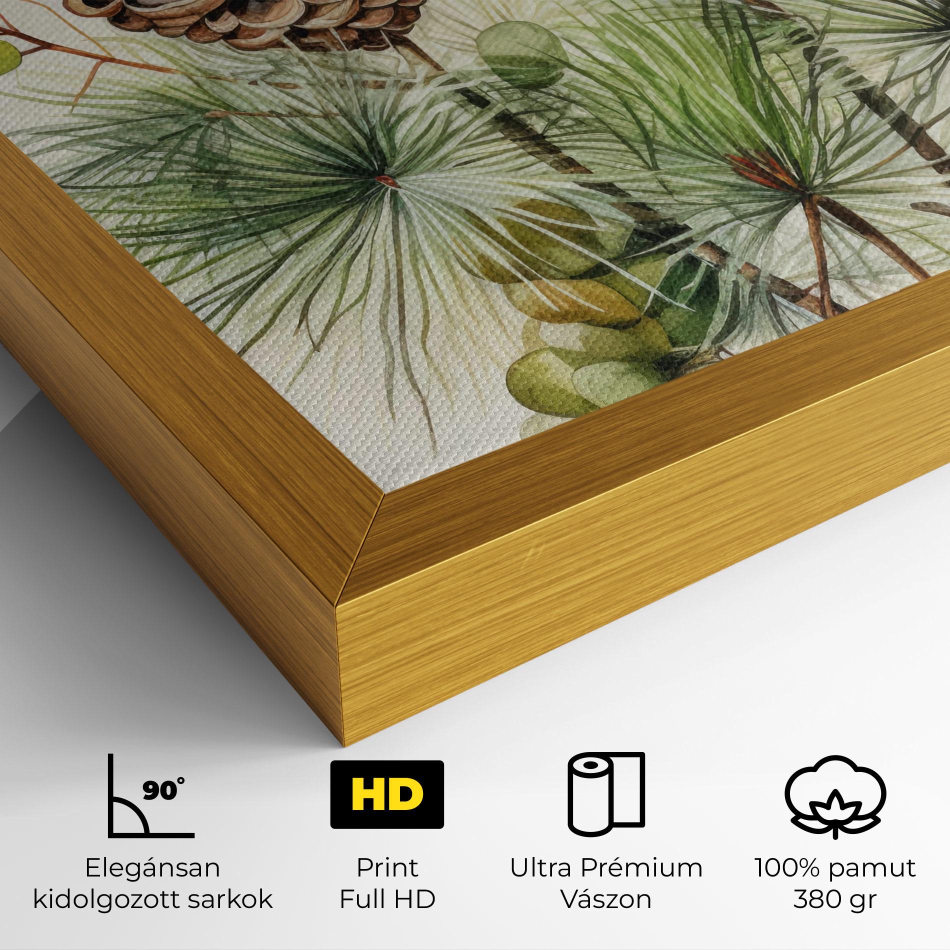 Vászonkép Brown Cones mockup 4