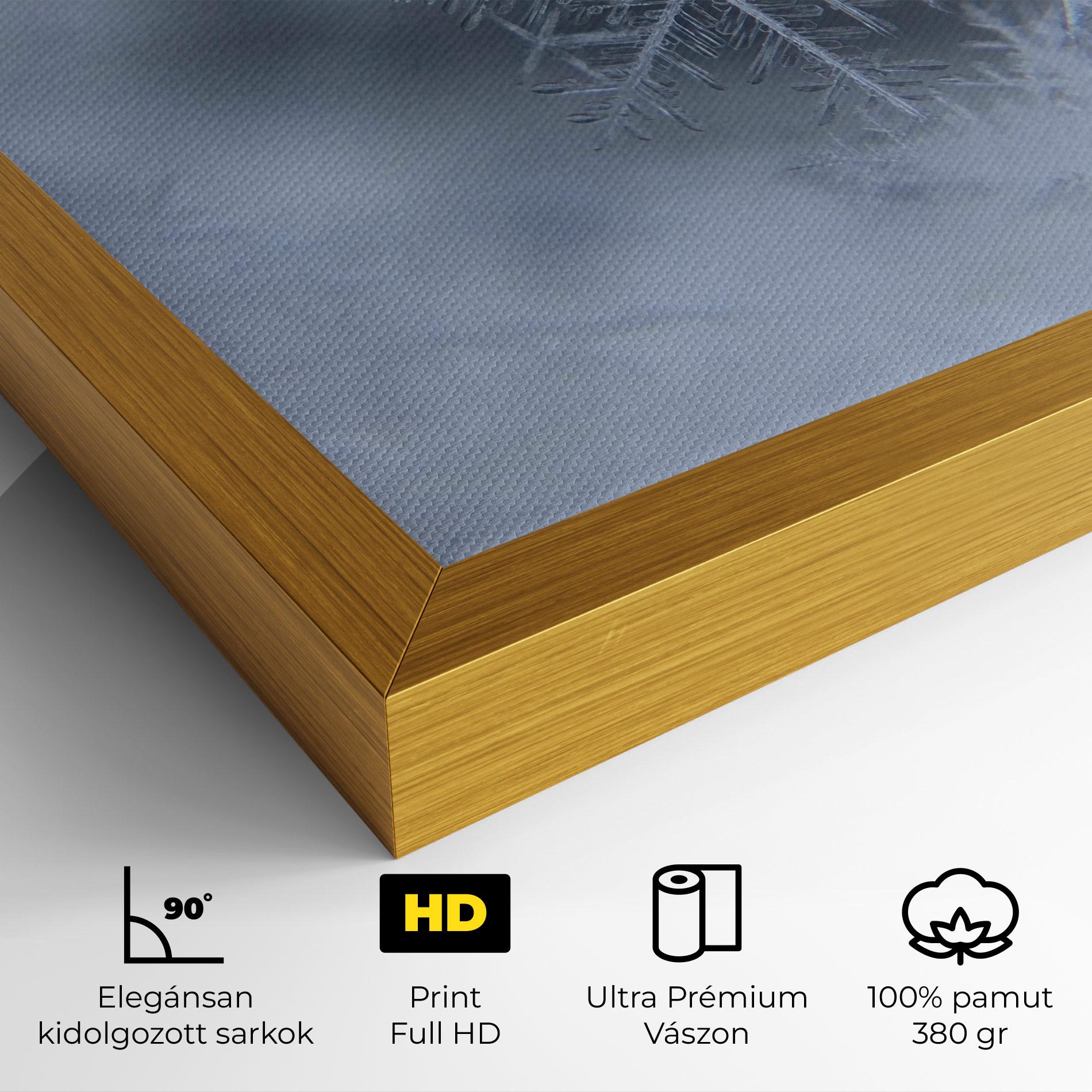 Vászonkép Pretty Snowflake mockup 4