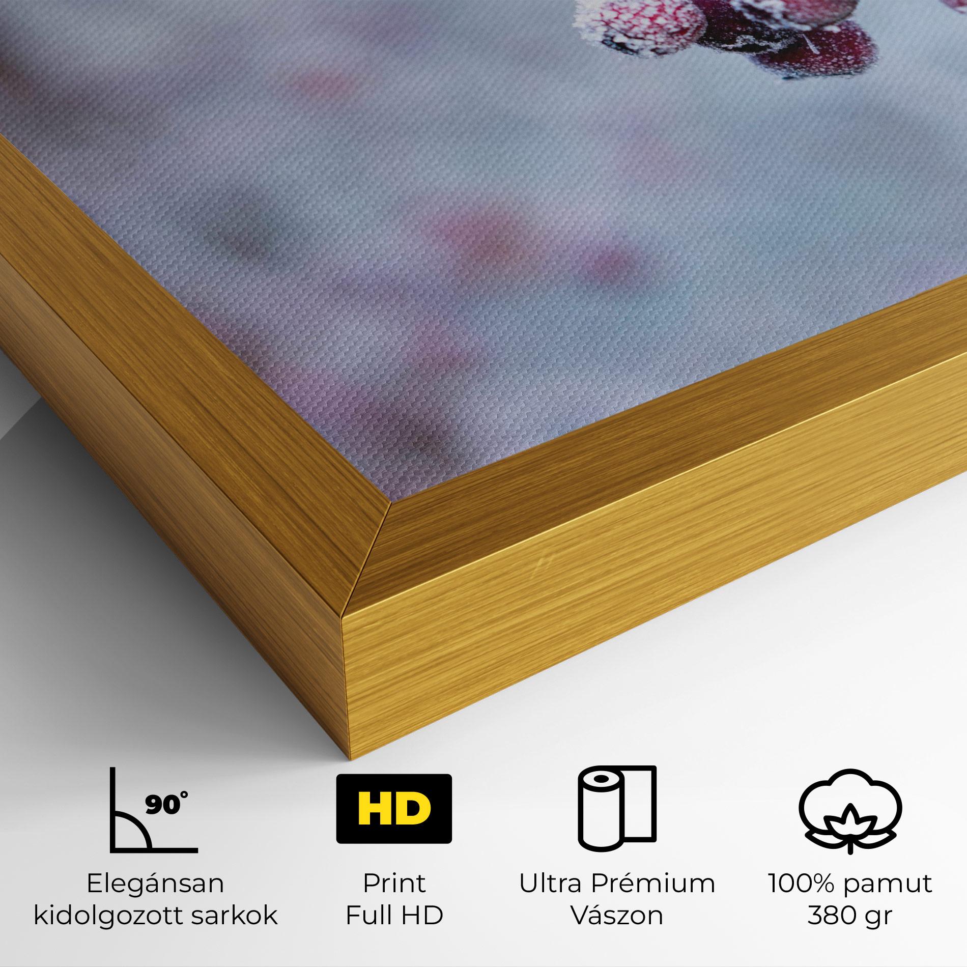 Vászonkép Red Winter Fruits mockup 4