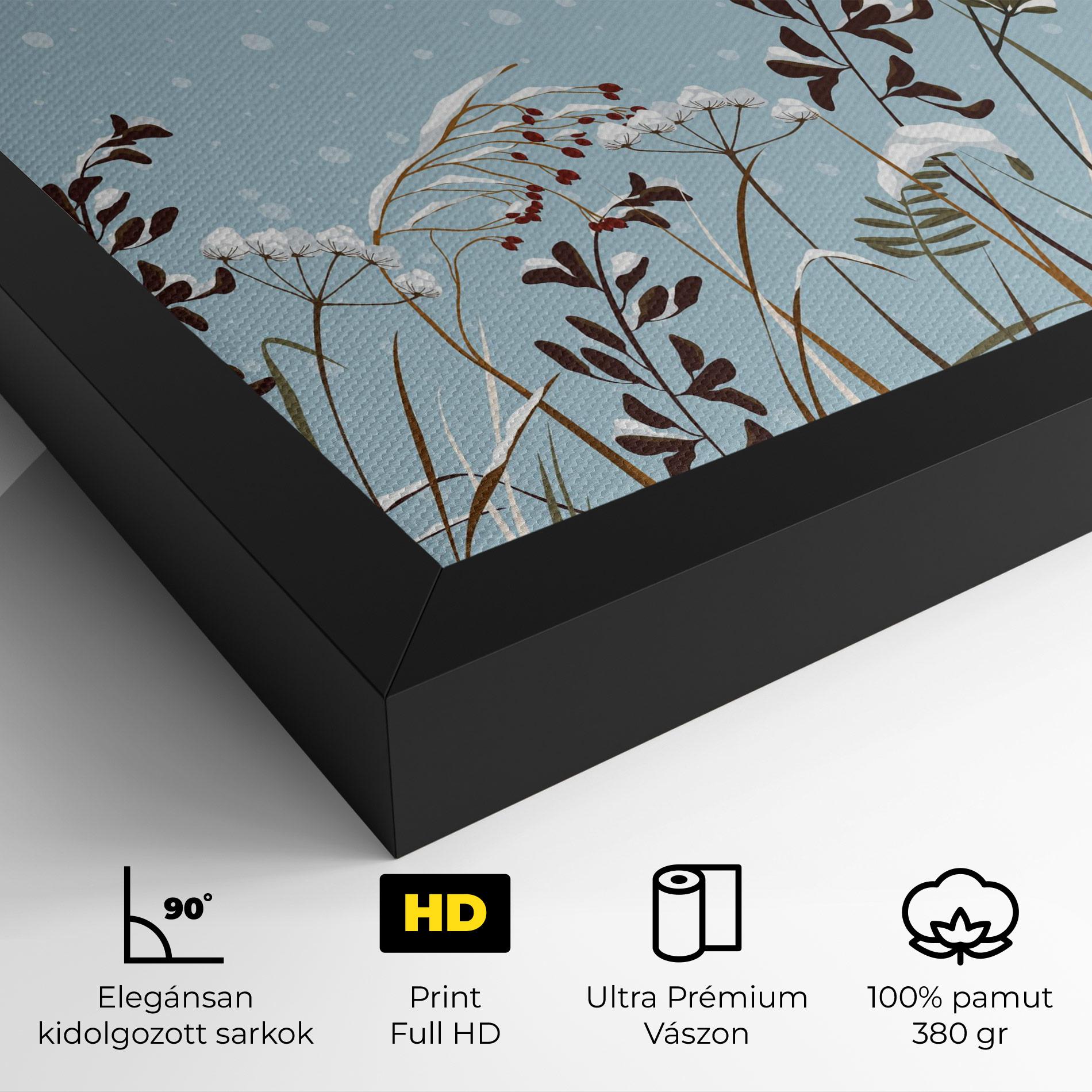 Vászonkép Snow Plants mockup 4