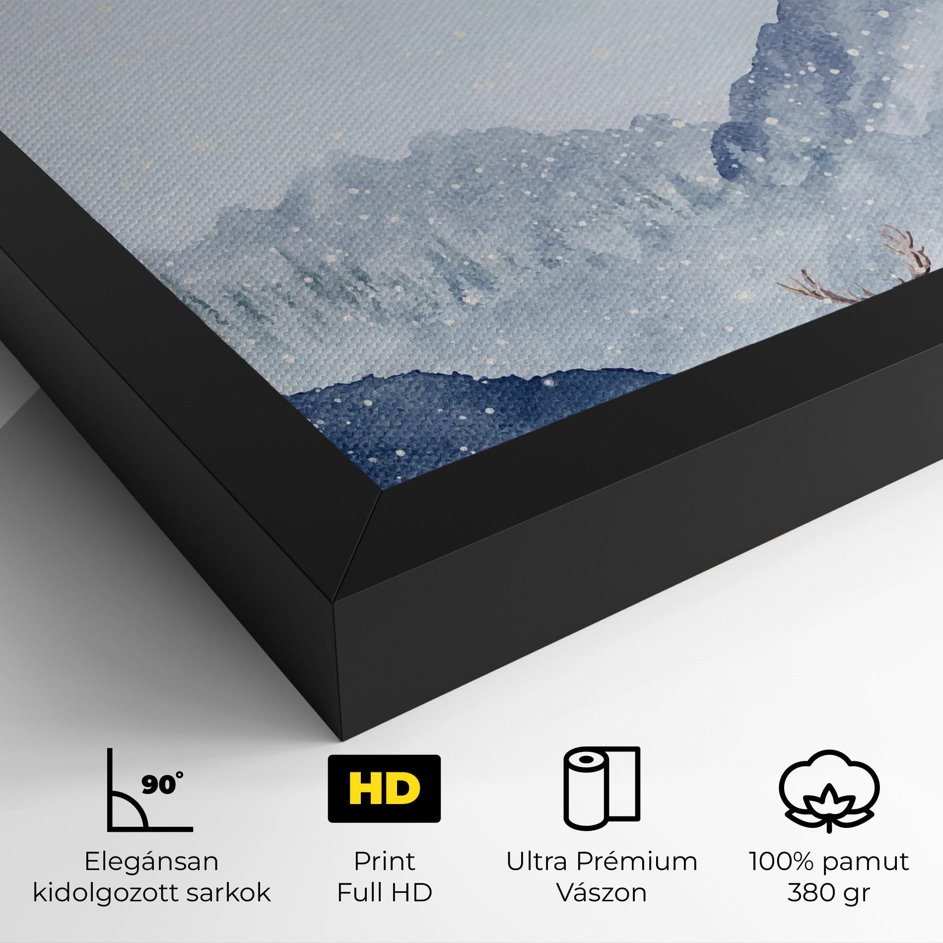 Vászonkép Winter Deers mockup 4