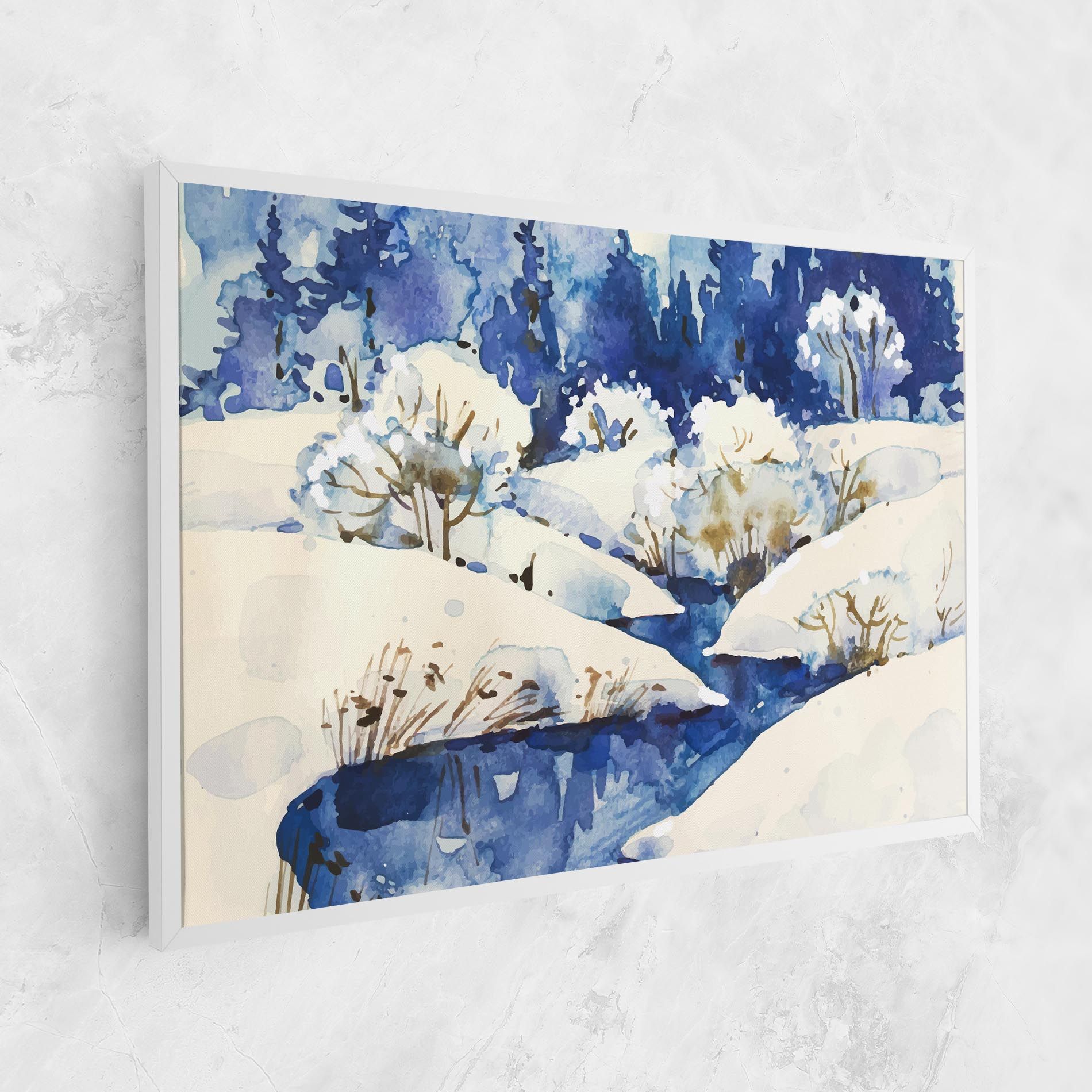 Blue Trees Winter mockup 1