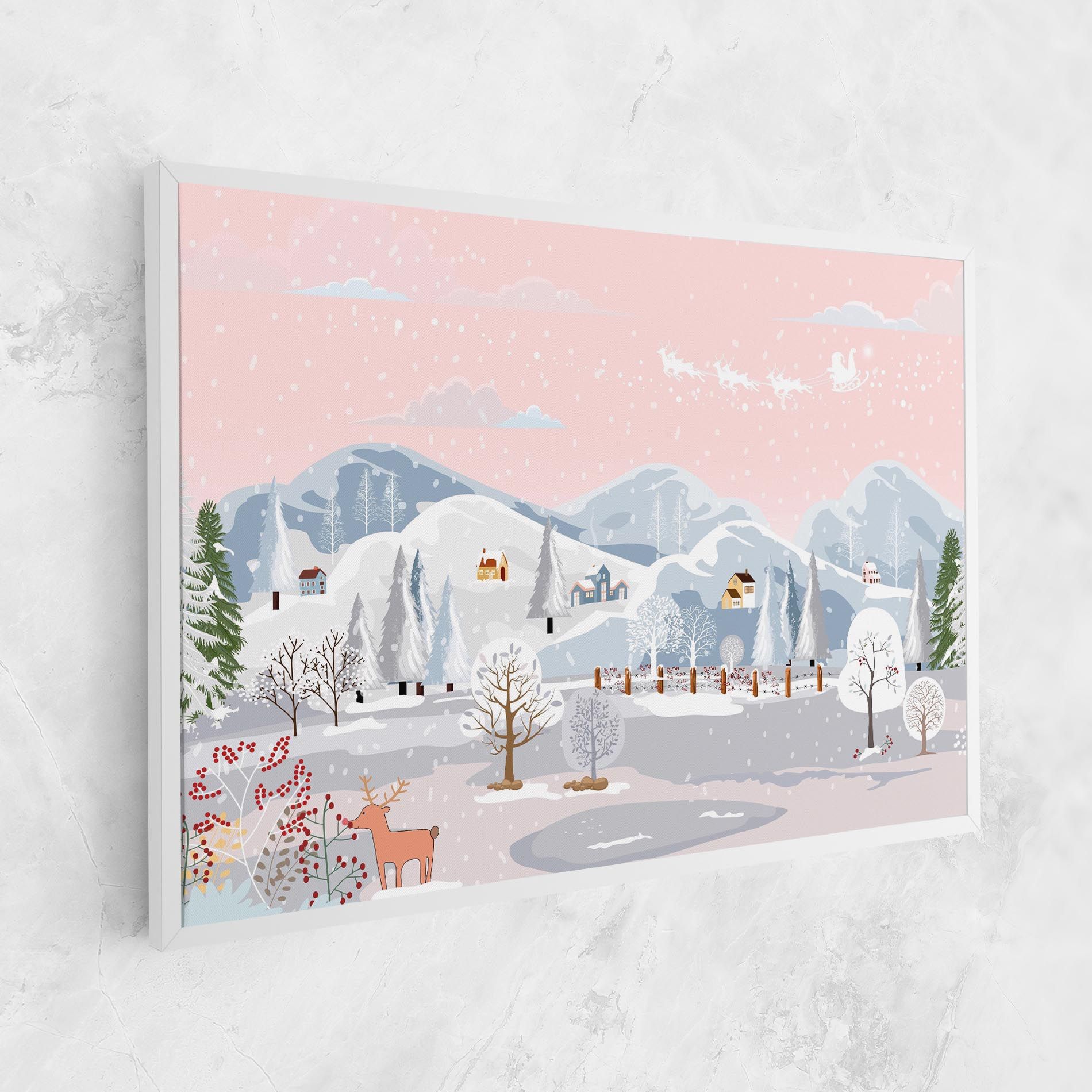 Pink Sky Winter mockup 1