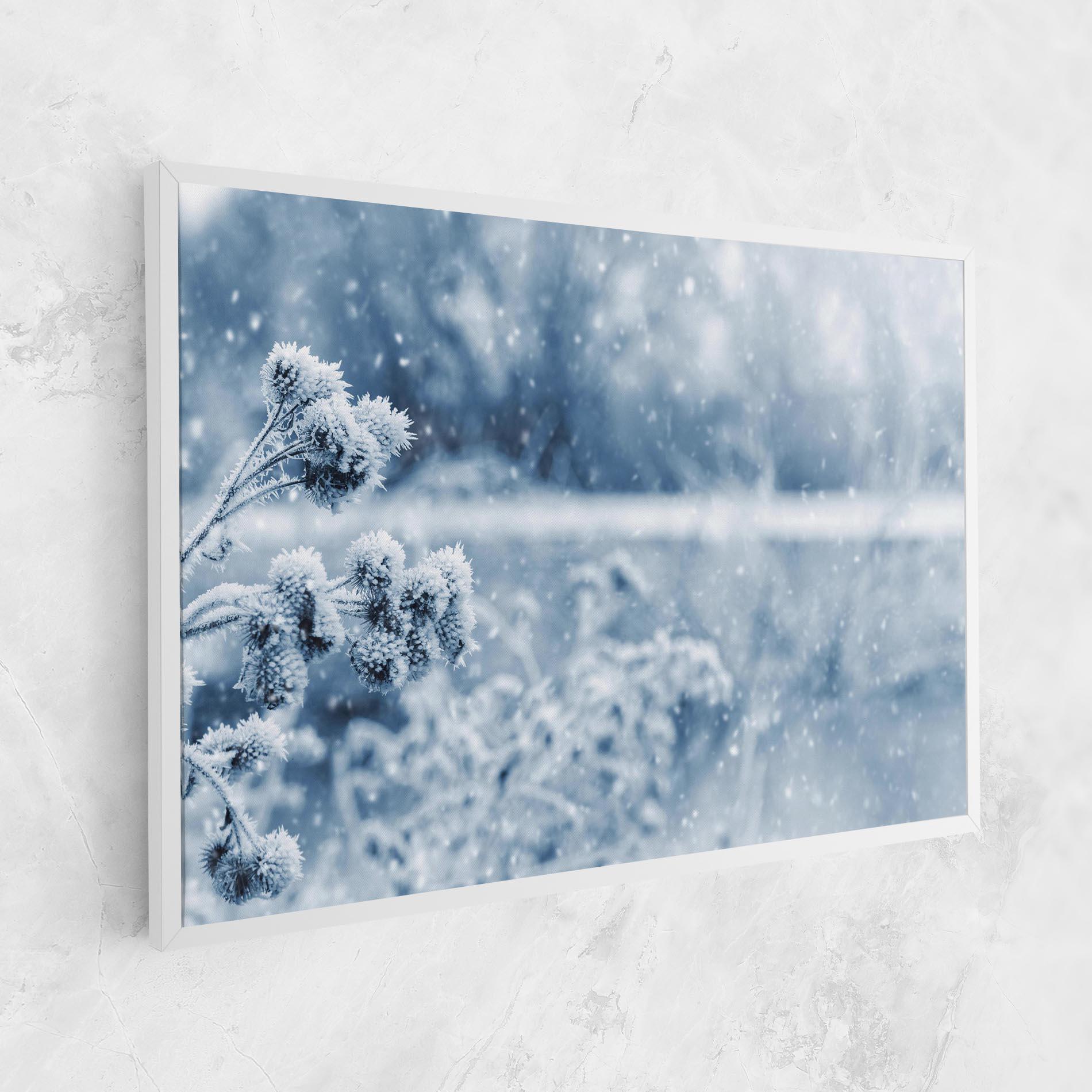 Vászonkép Pretty Winter Plants mockup 1