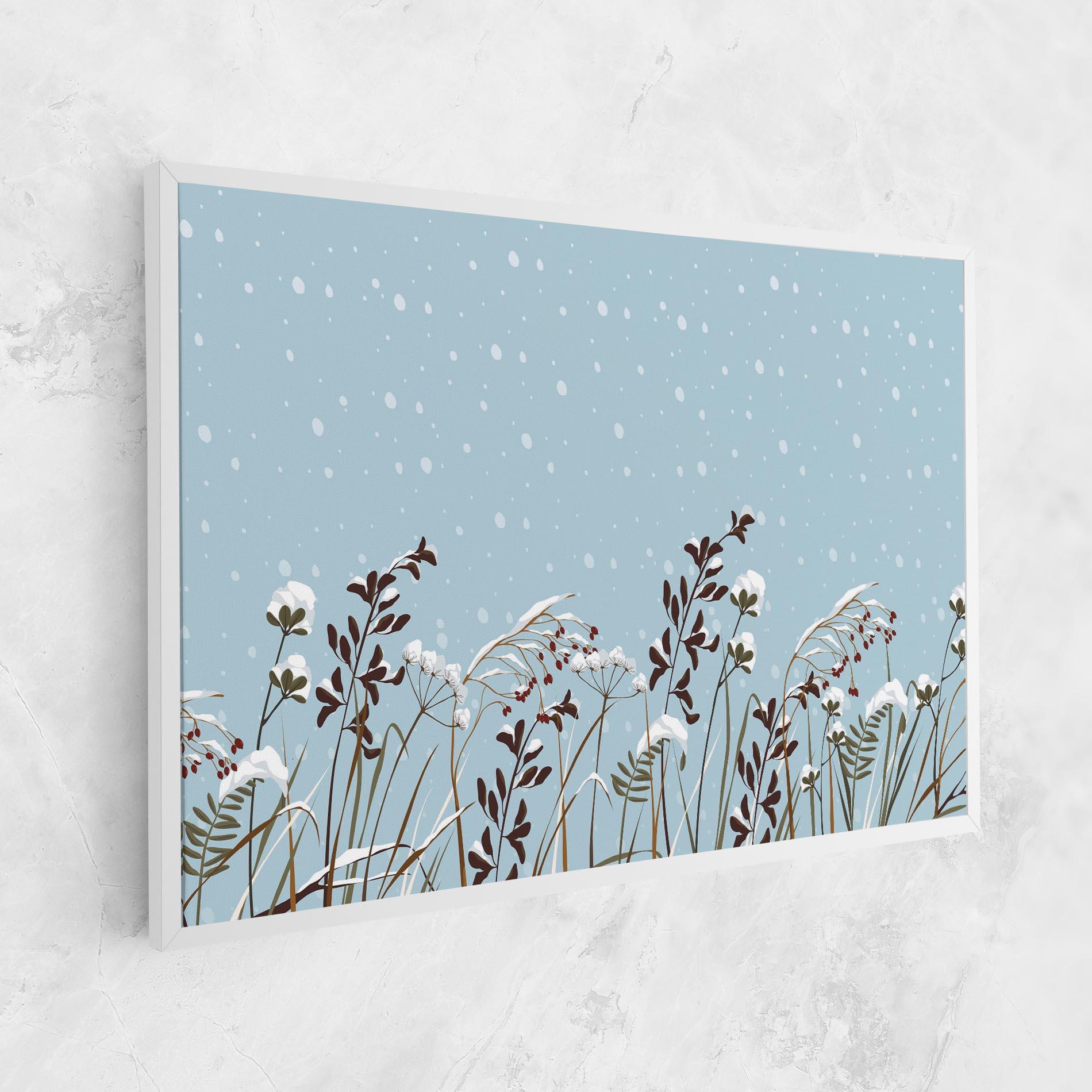 Vászonkép Snow Plants mockup 1