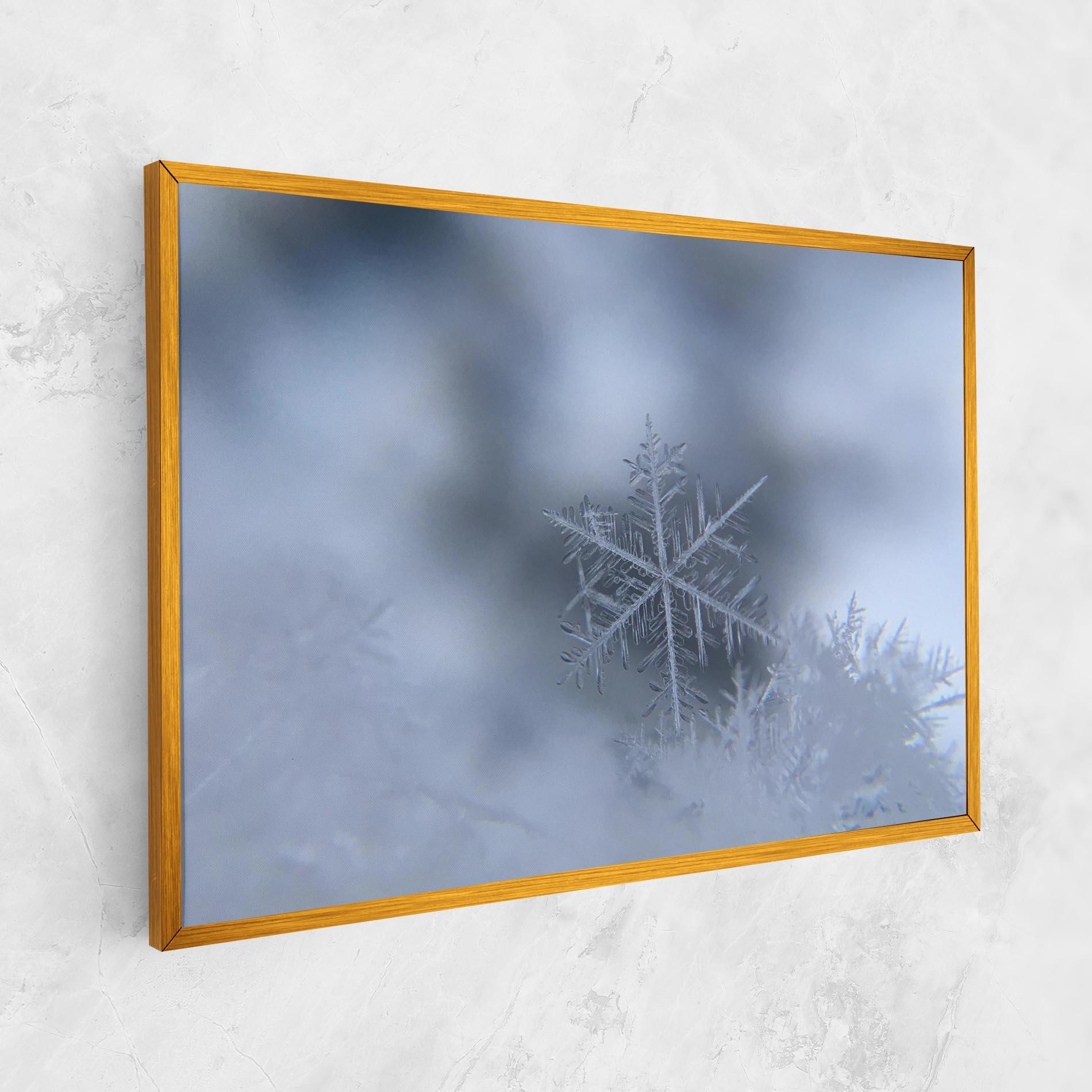 Vászonkép Pretty Snowflake mockup 1