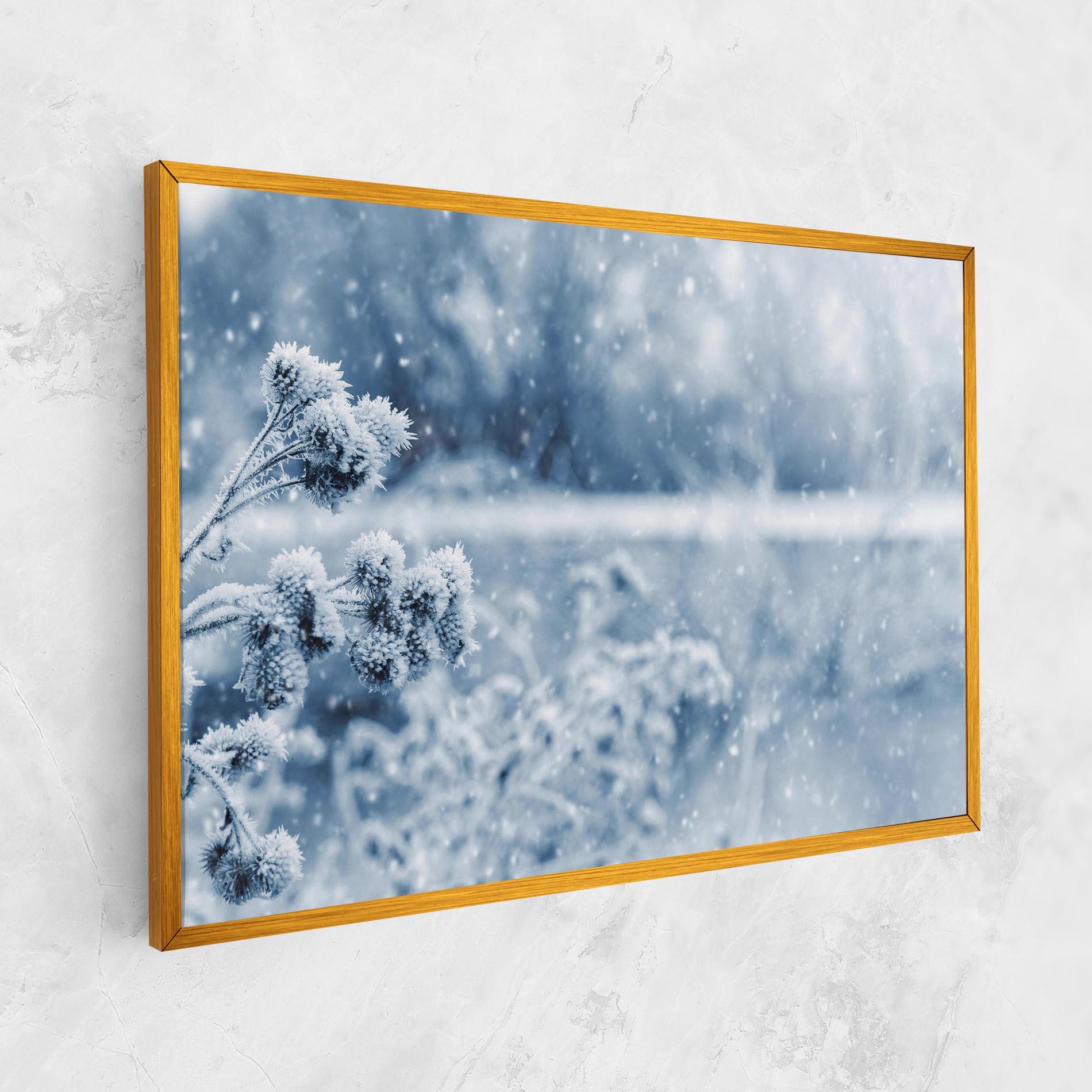 Vászonkép Pretty Winter Plants mockup 1
