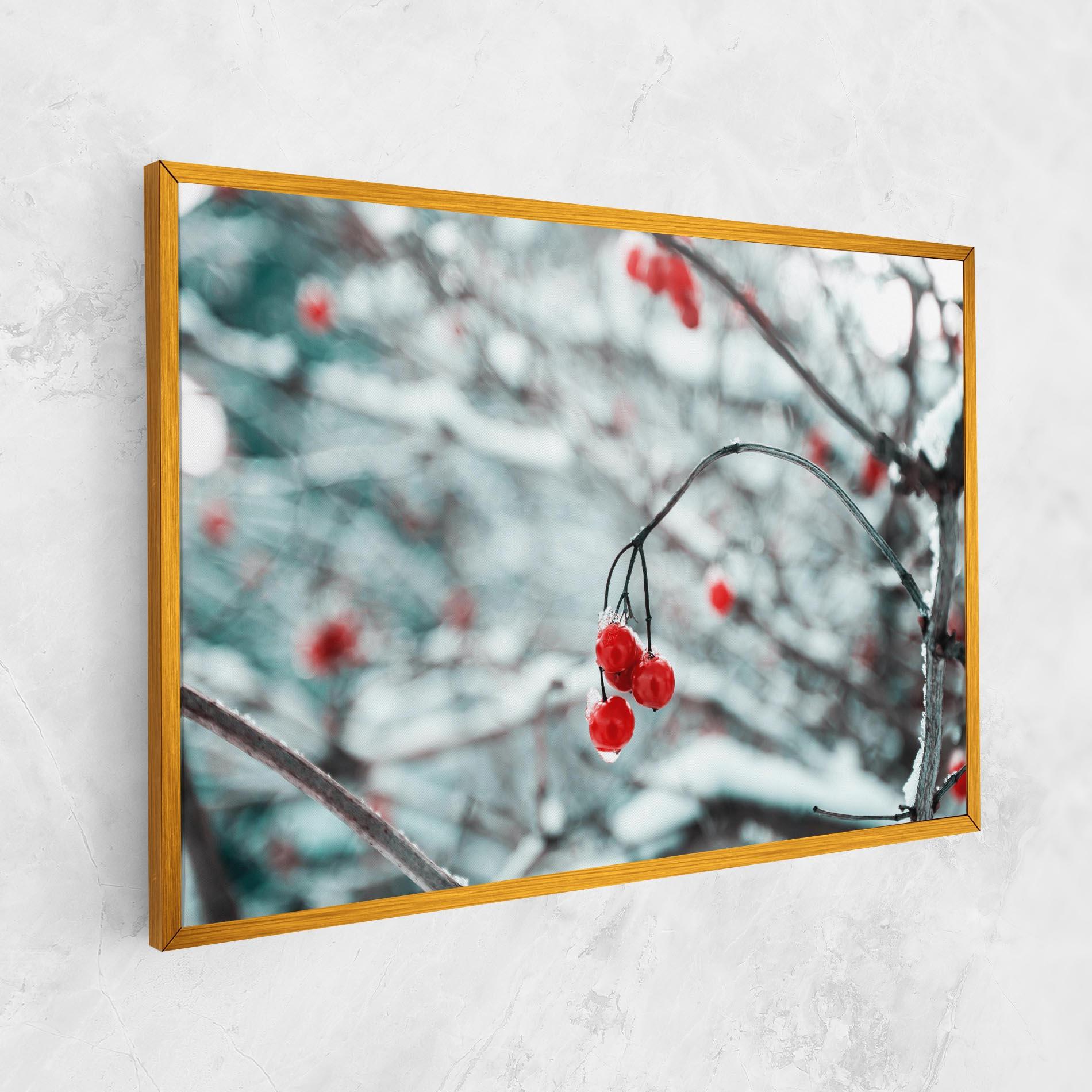 Vászonkép Snow Red Fruits mockup 1