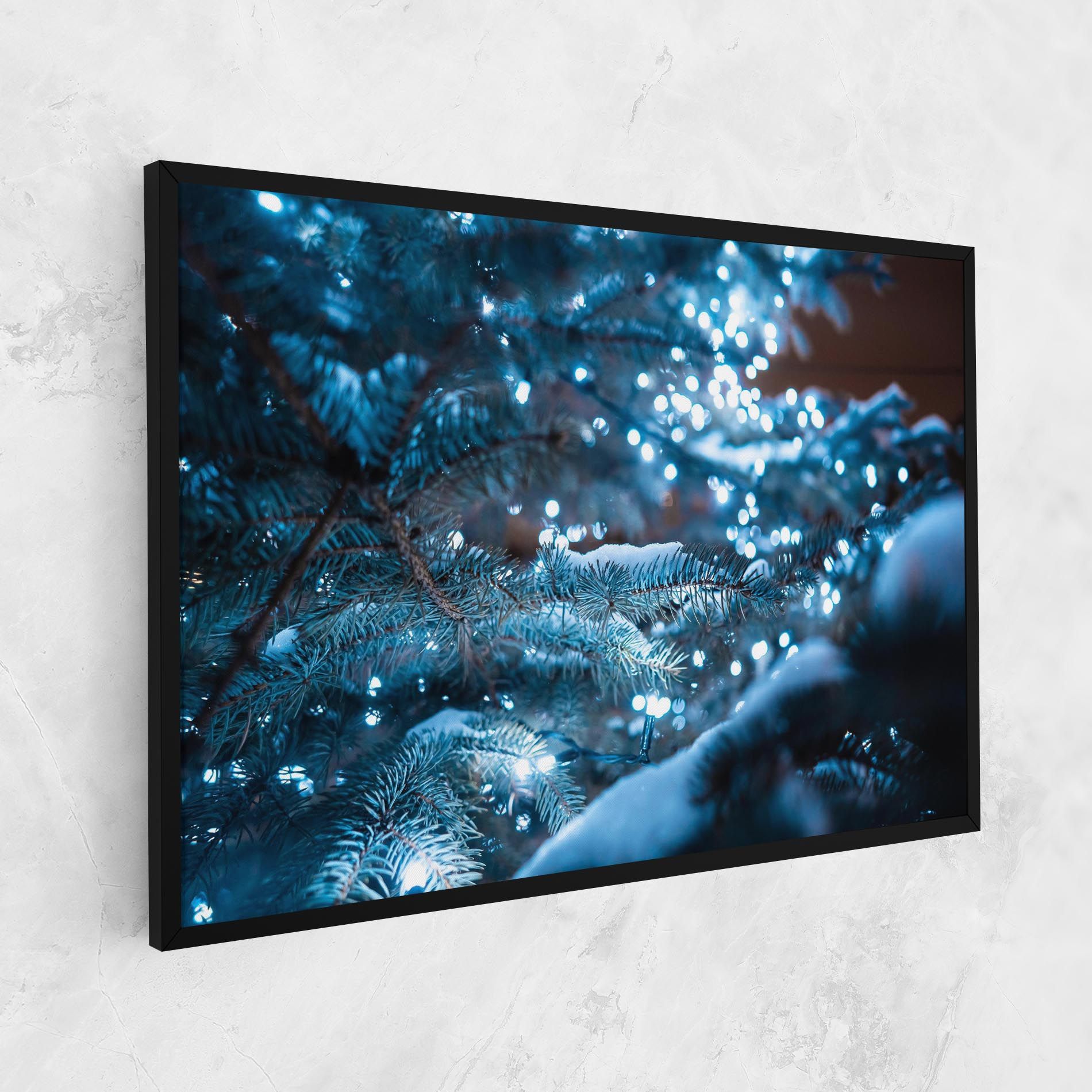 Blue Christmas Tree mockup 1