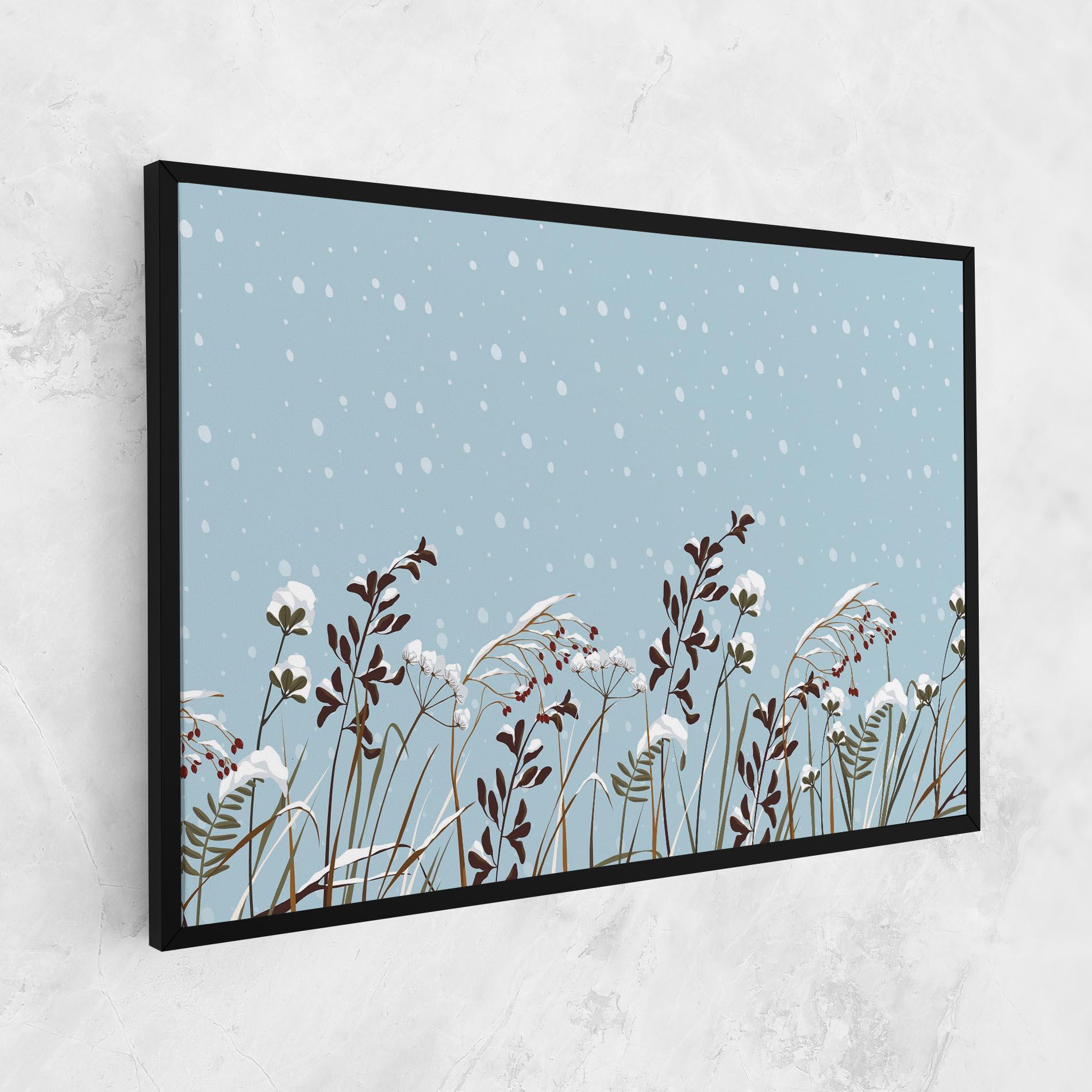 Vászonkép Snow Plants mockup 1