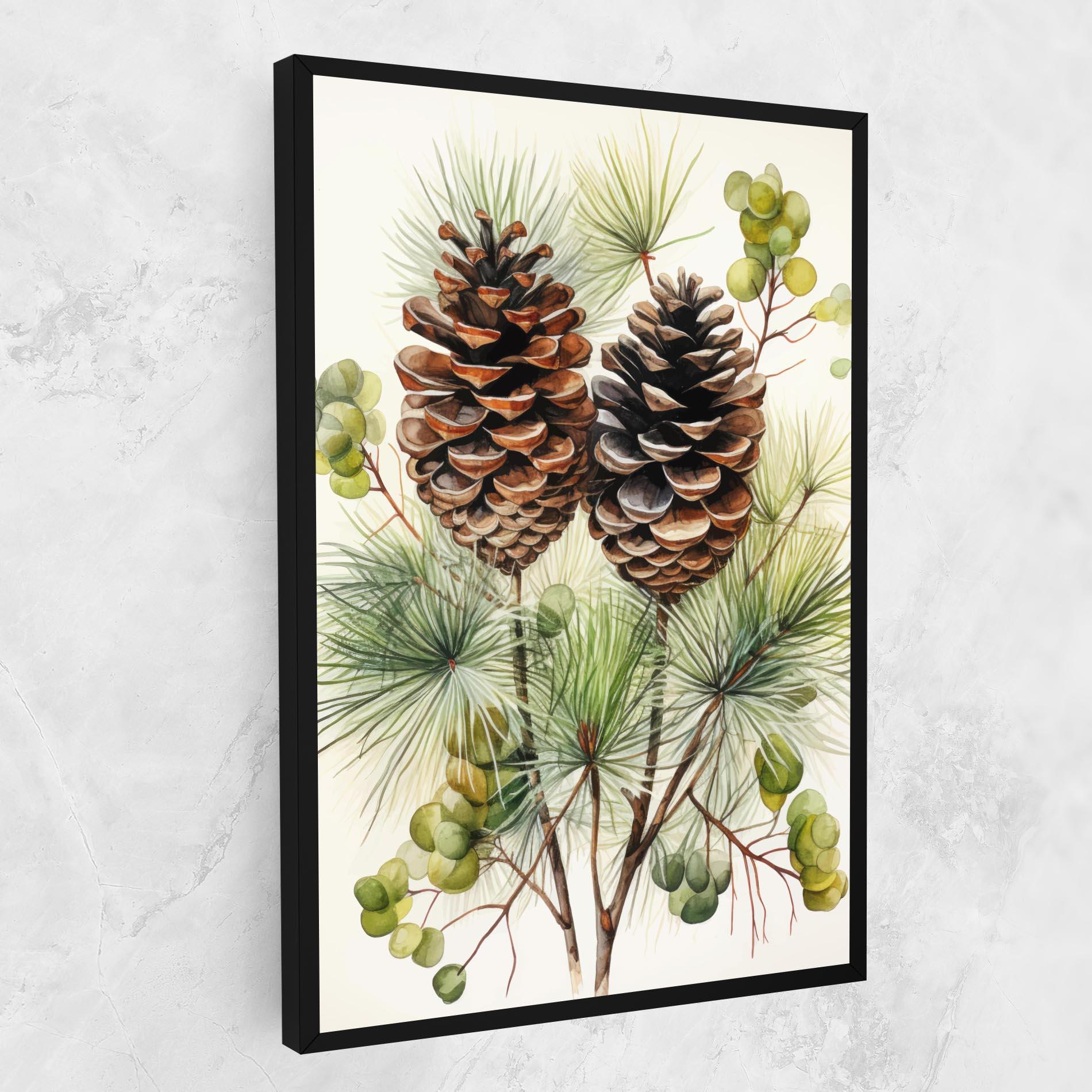 Vászonkép Brown Cones mockup 1