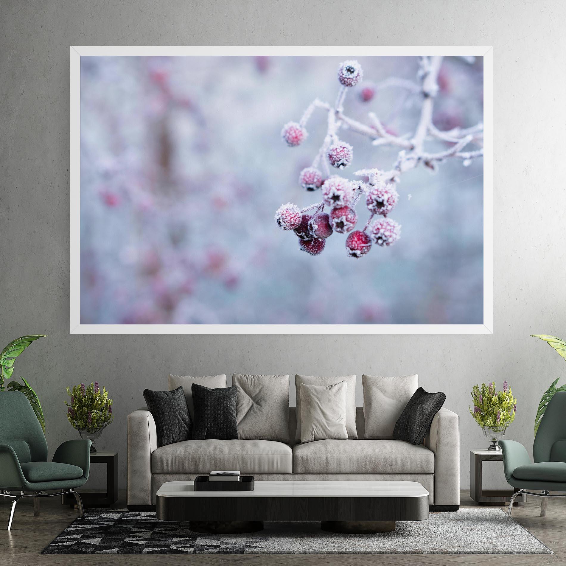 Vászonkép Red Winter Fruits mockup 7