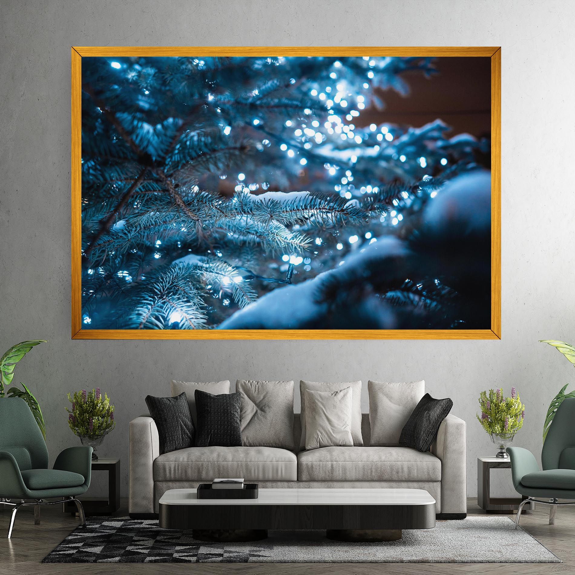 Blue Christmas Tree mockup 7