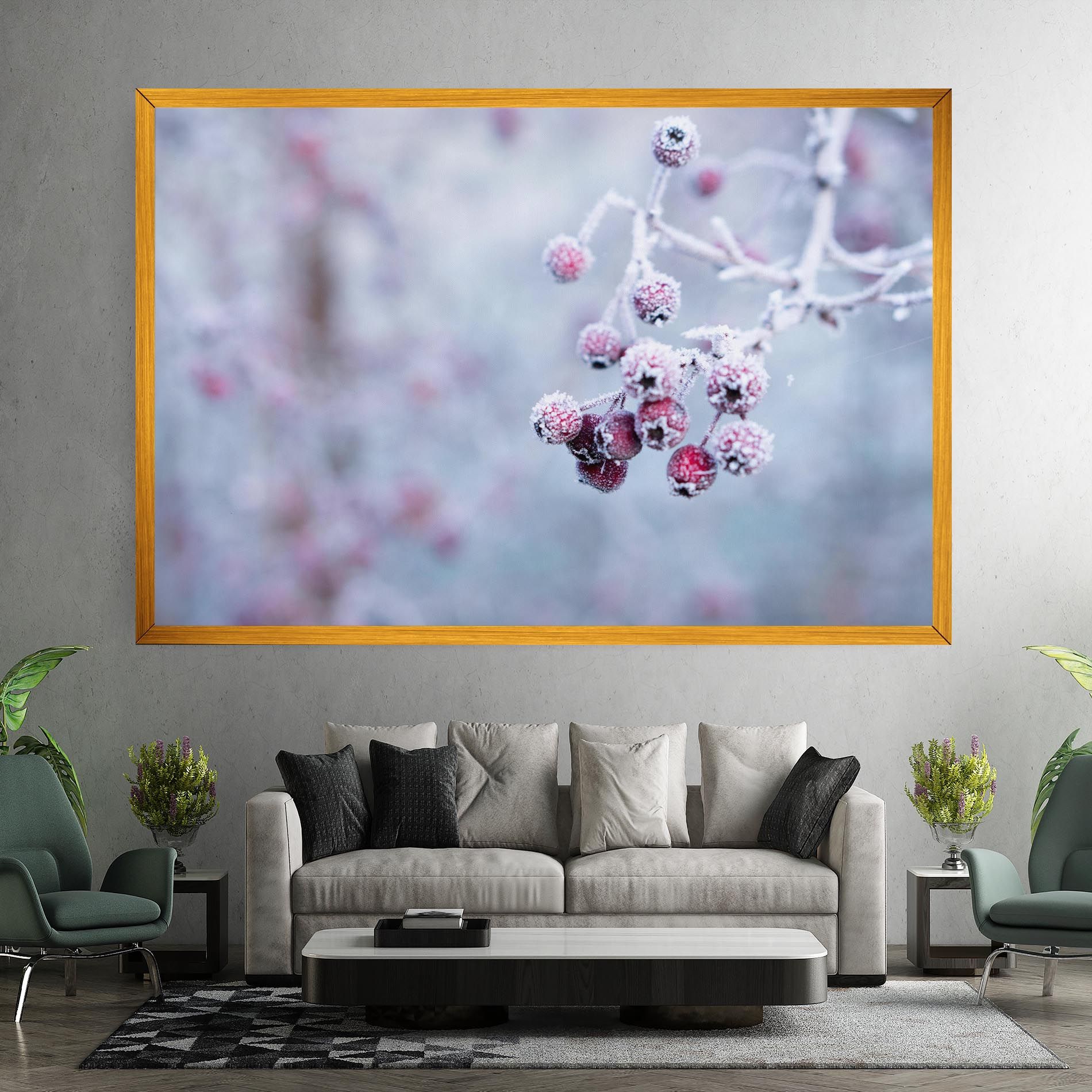 Red Winter Fruits mockup 7