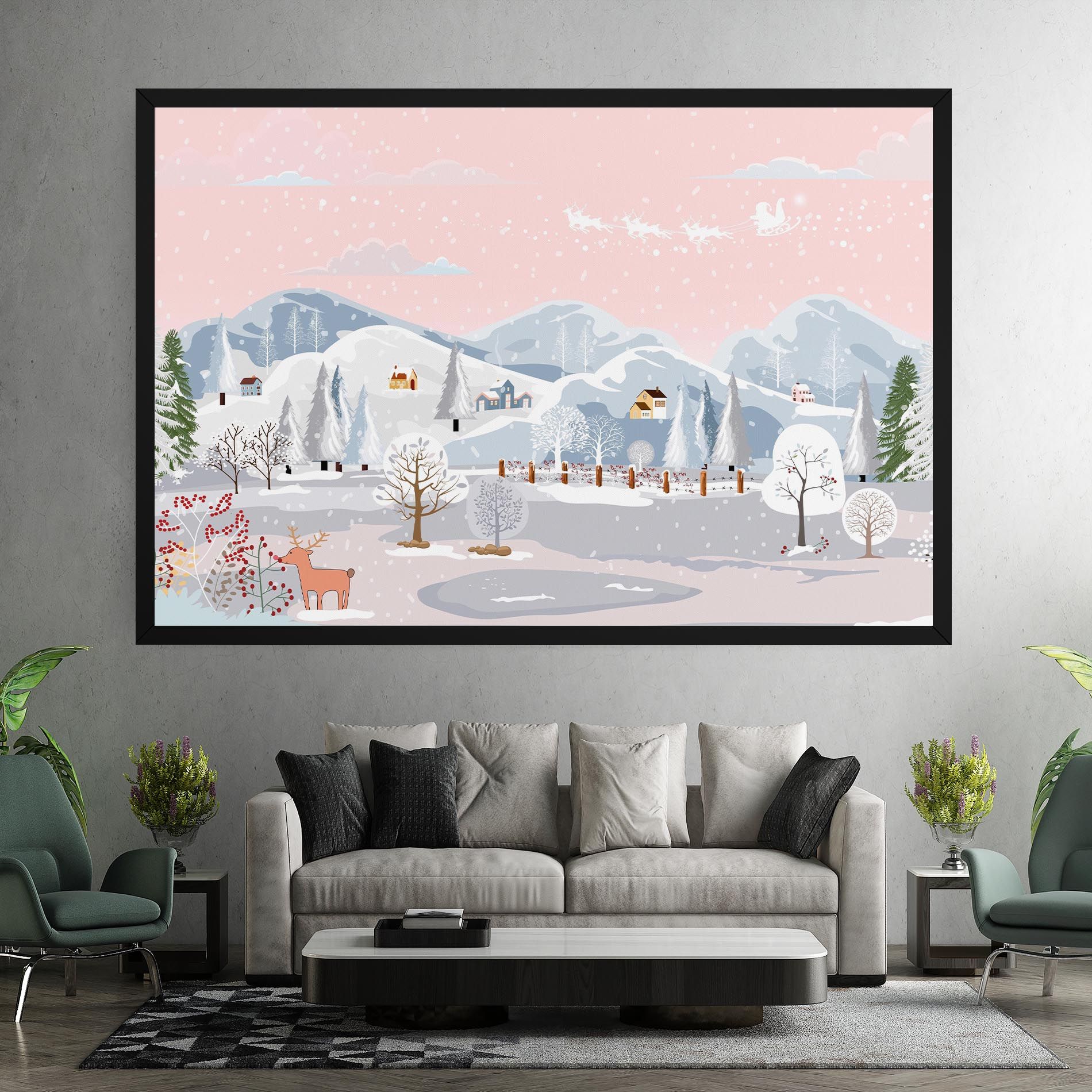 Pink Sky Winter mockup 7
