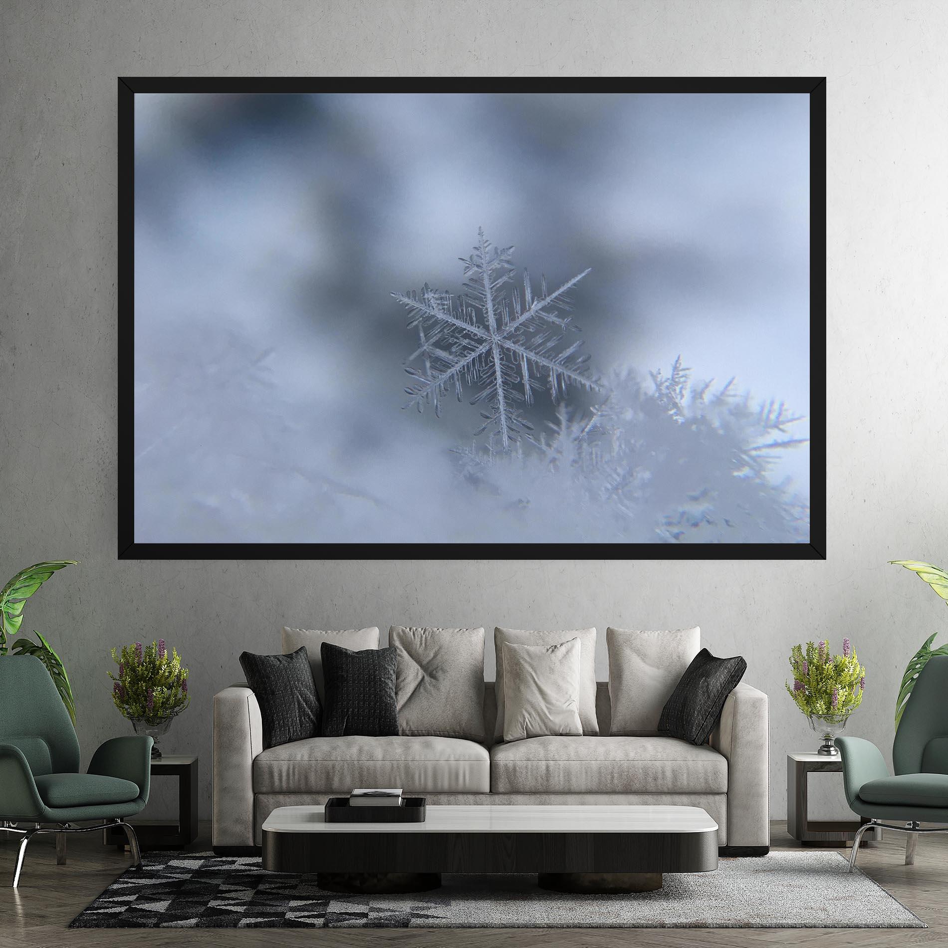 Vászonkép Pretty Snowflake mockup 7