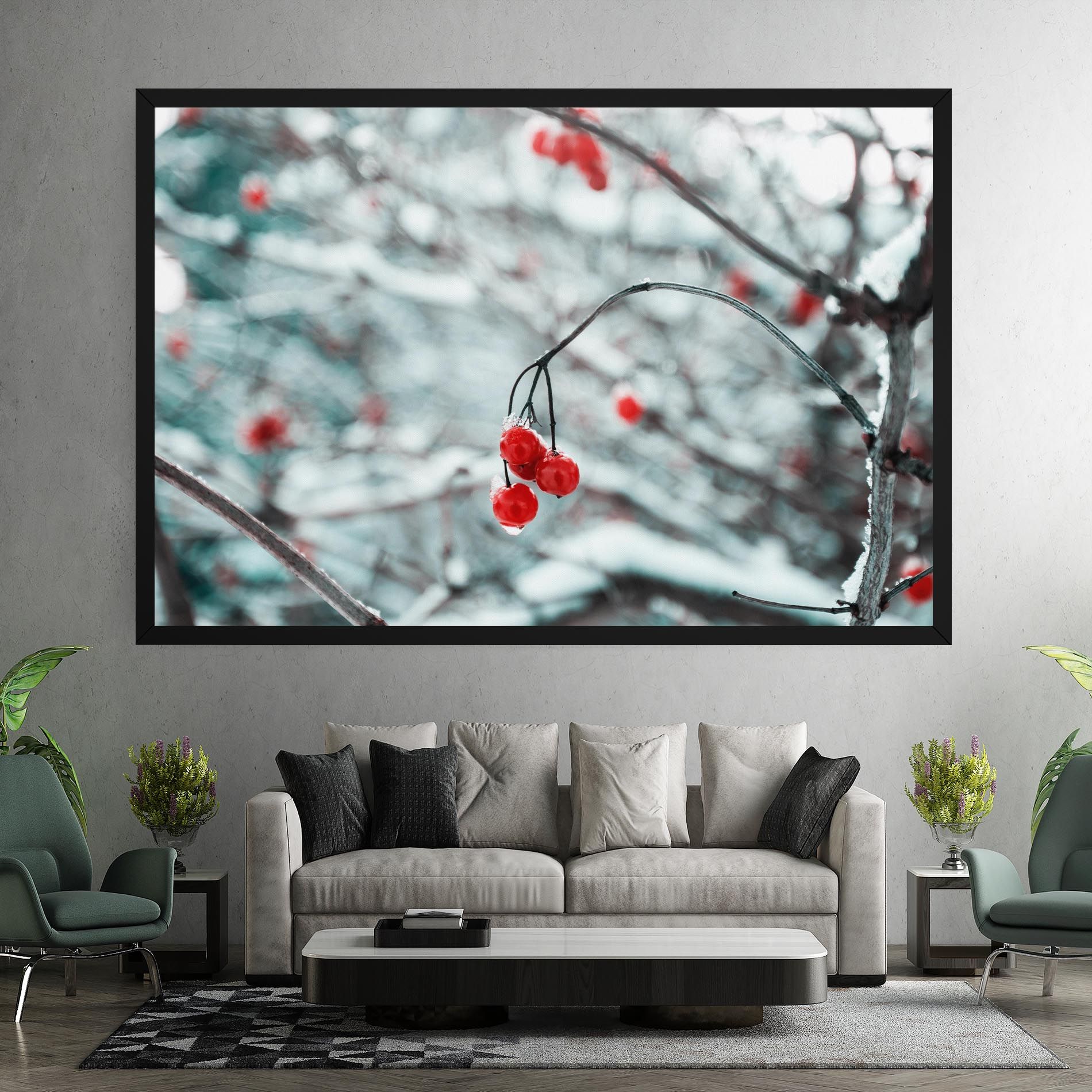 Snow Red Fruits mockup 7