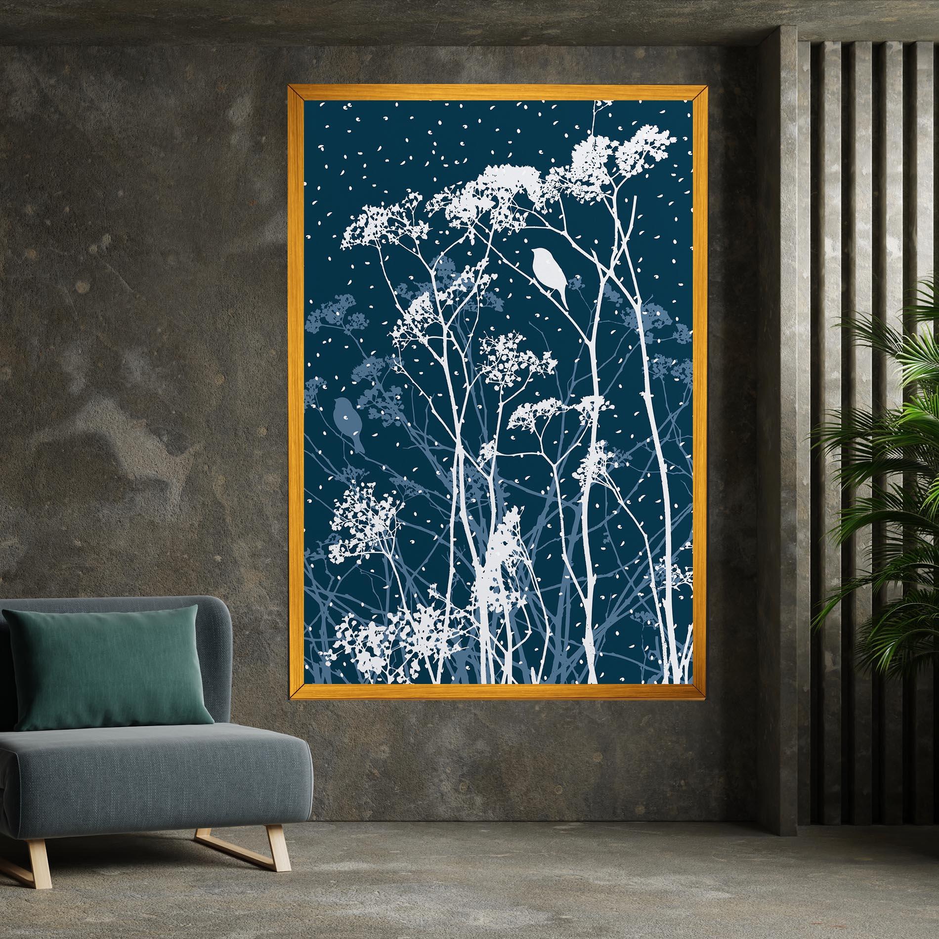 Vászonkép Meadow Flowers mockup 7