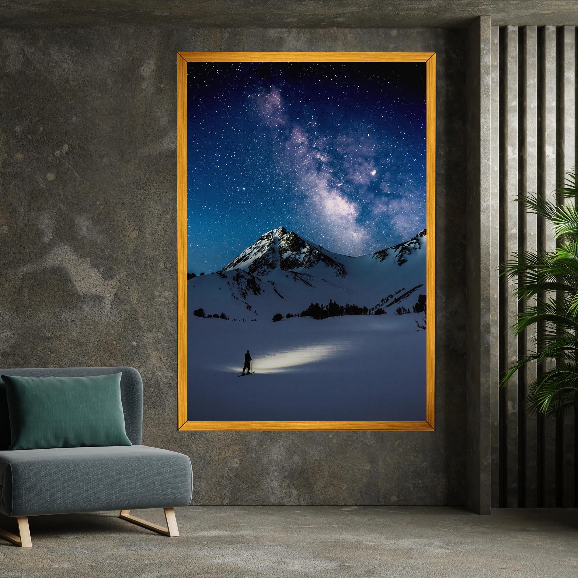 Vászonkép Pretty Sky Winter mockup 7