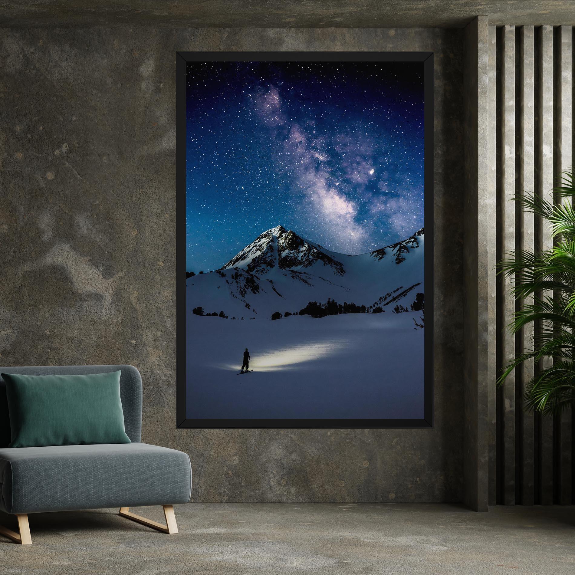 Vászonkép Pretty Sky Winter mockup 7