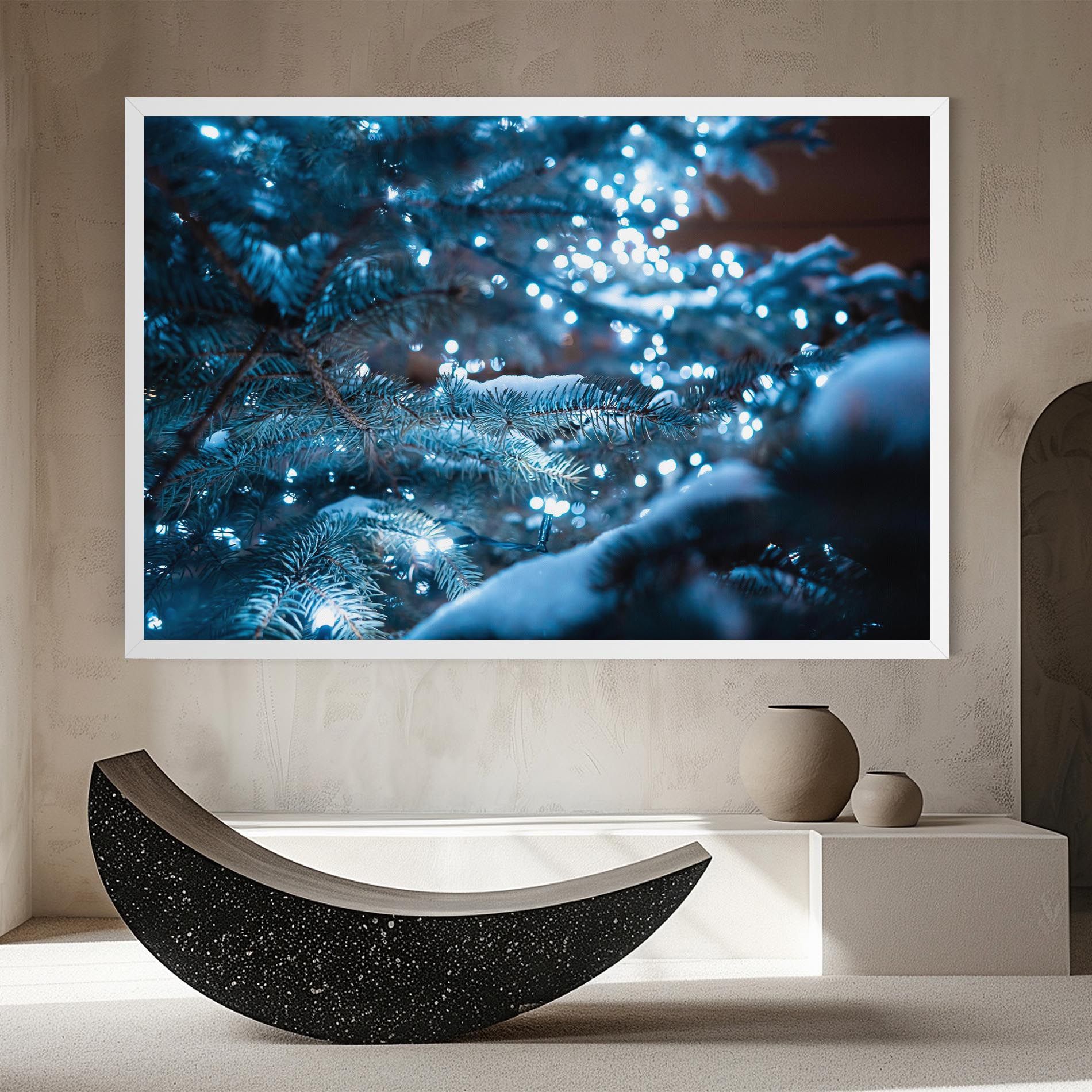 Blue Christmas Tree mockup 8