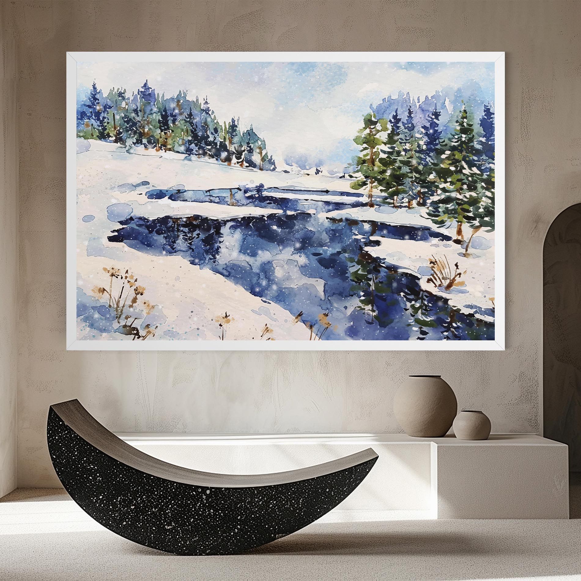 Winter Painting mockup 8
