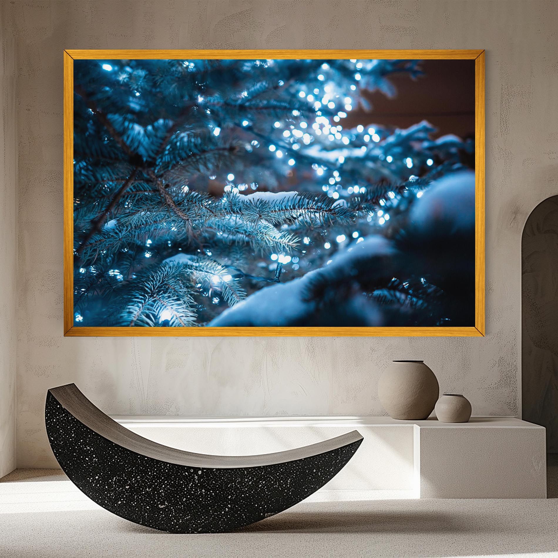 Blue Christmas Tree mockup 8