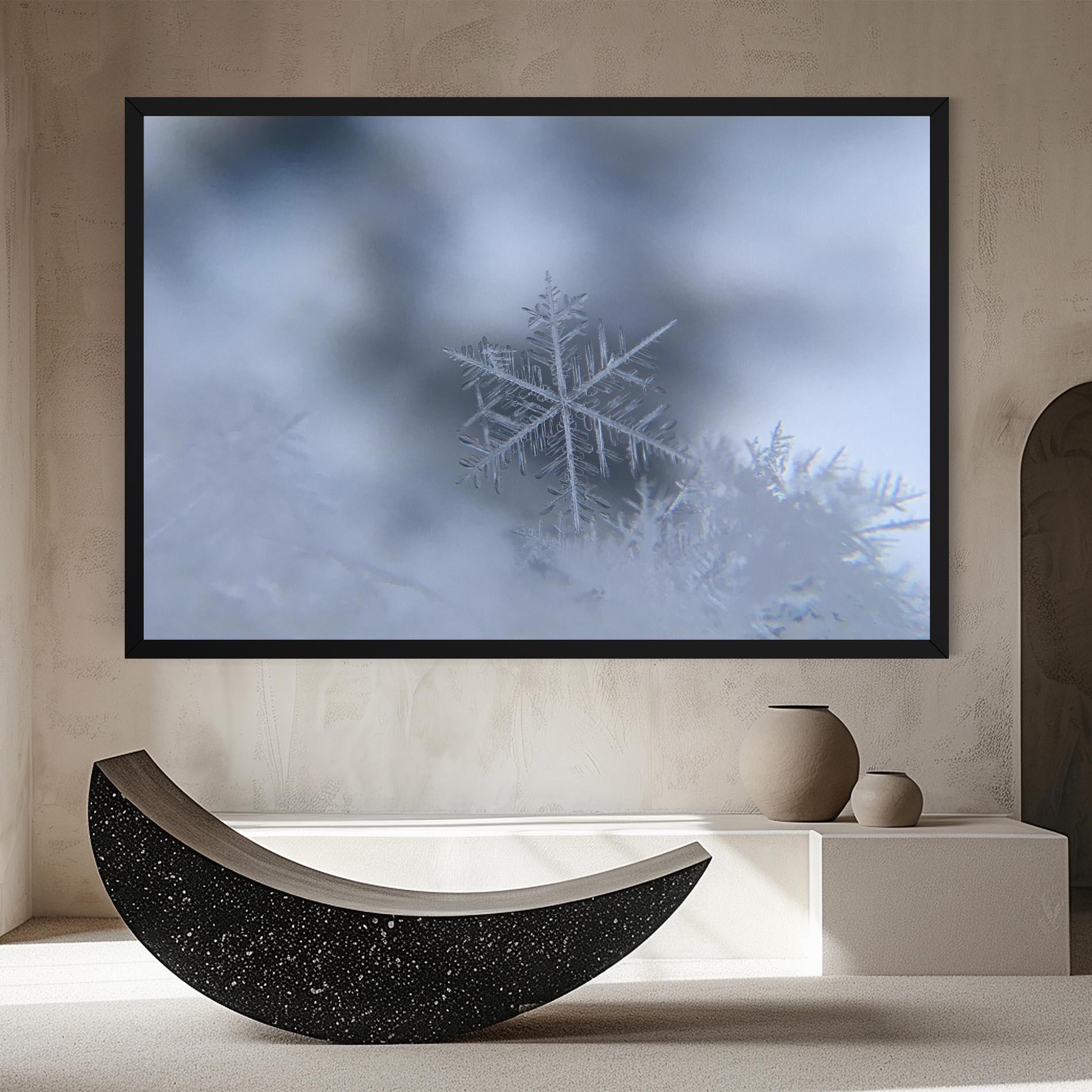 Vászonkép Pretty Snowflake mockup 8