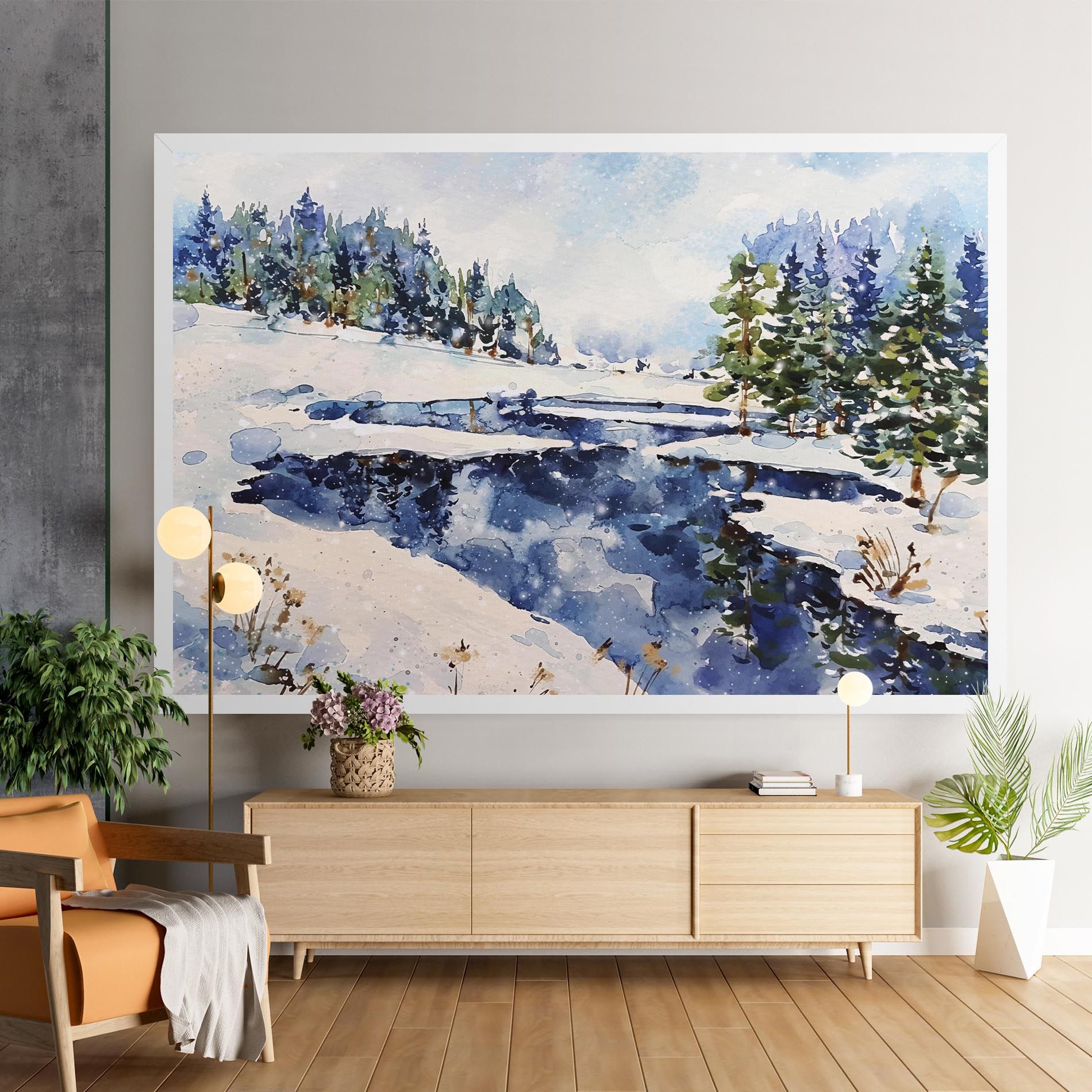 Winter Painting mockup 9