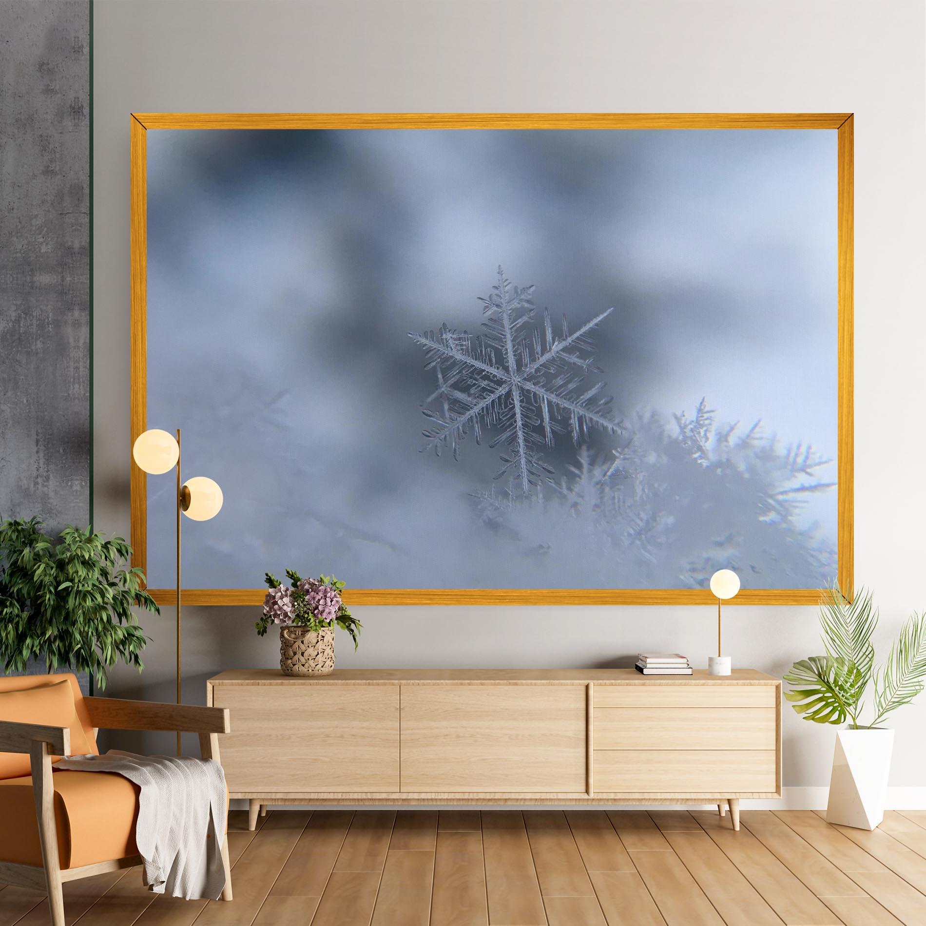 Vászonkép Pretty Snowflake mockup 9