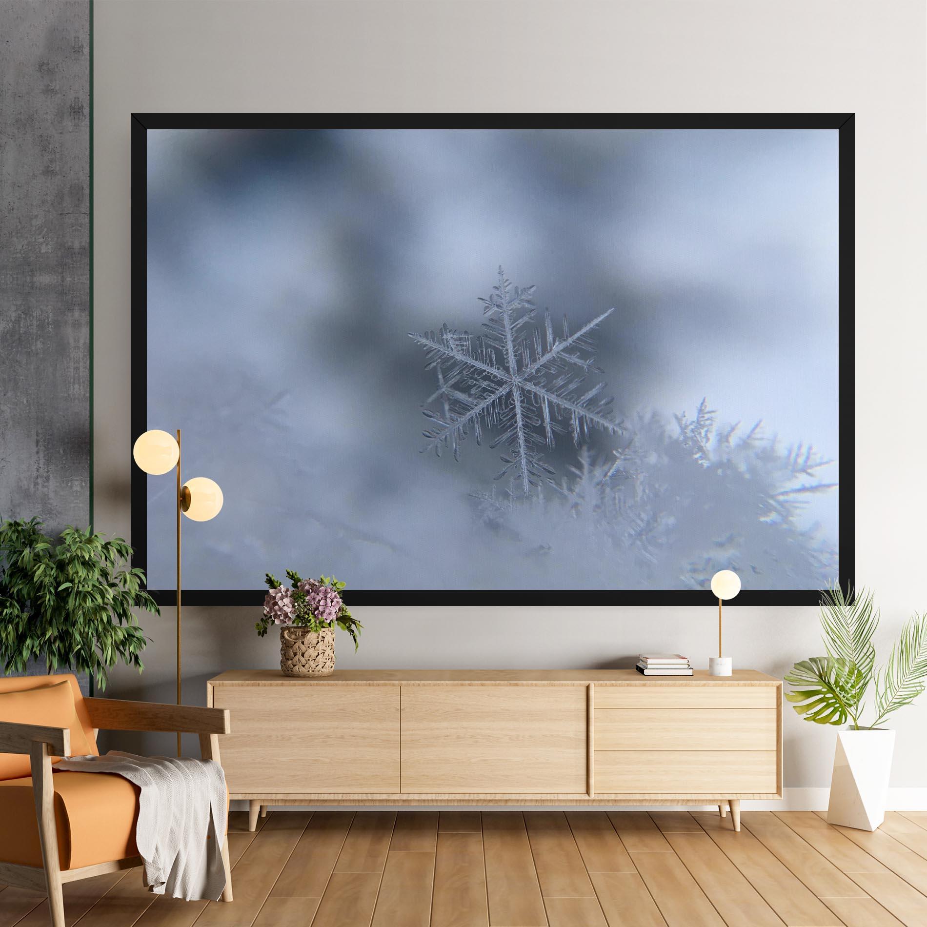 Vászonkép Pretty Snowflake mockup 9