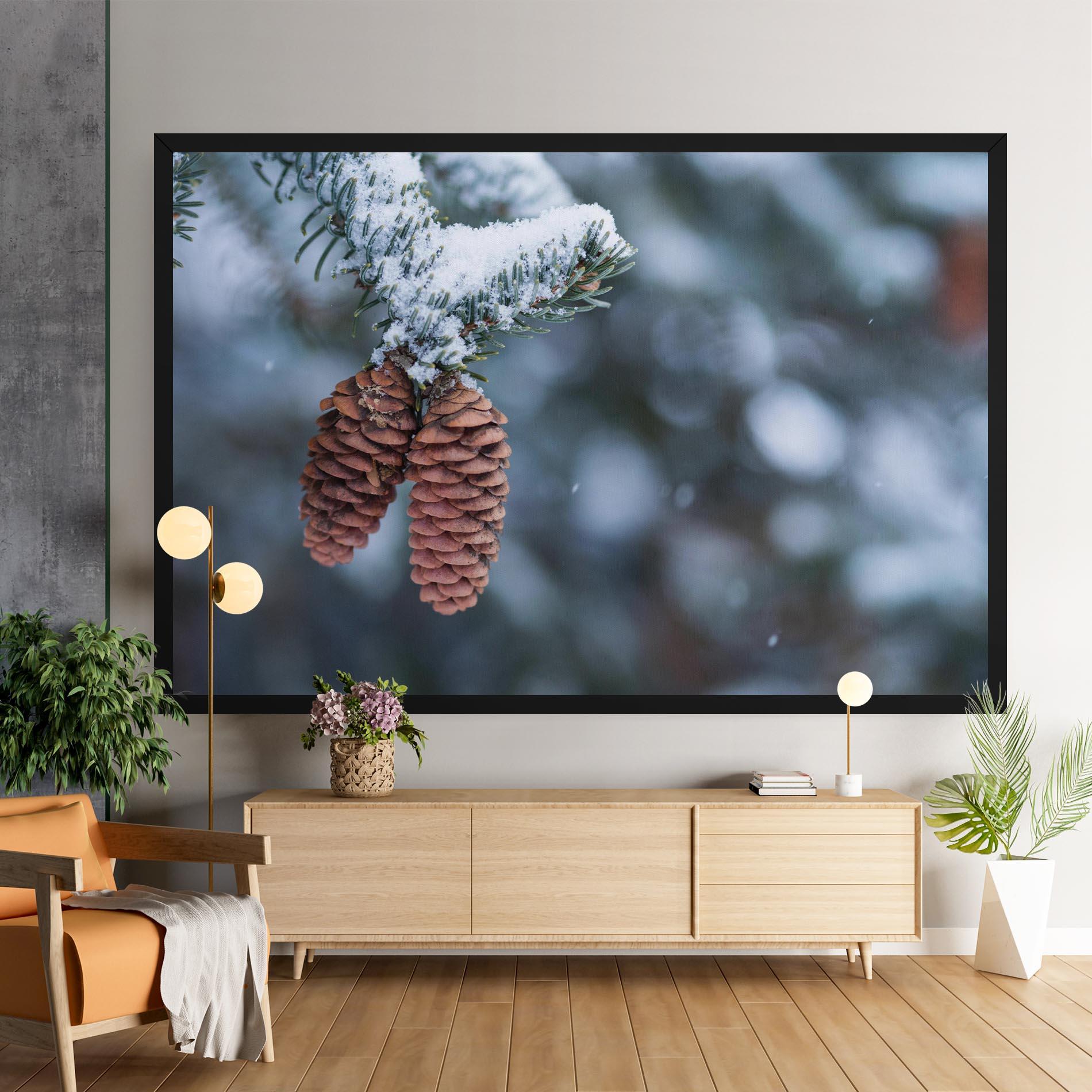 Vászonkép Winter Cones mockup 9