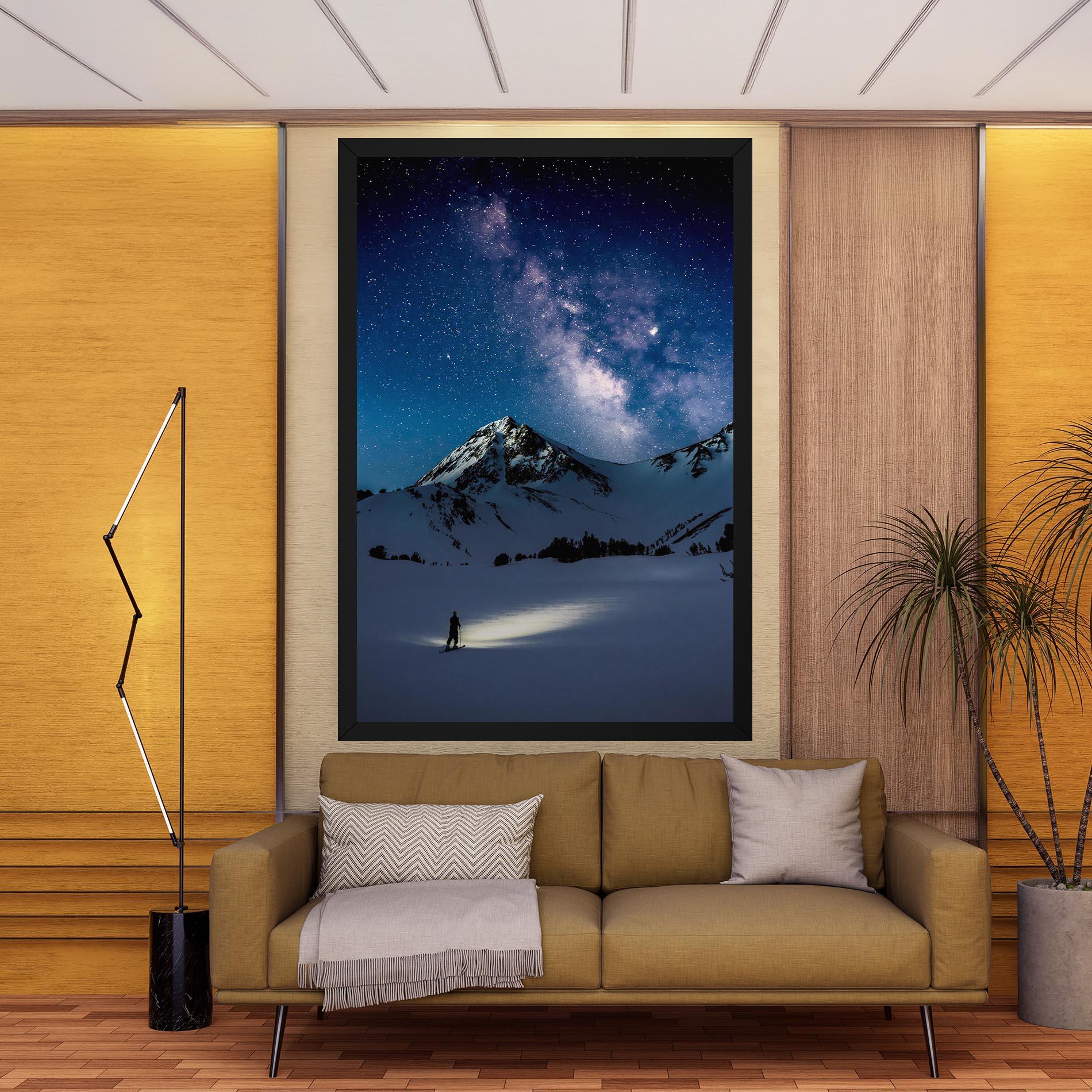 Vászonkép Pretty Sky Winter mockup 9