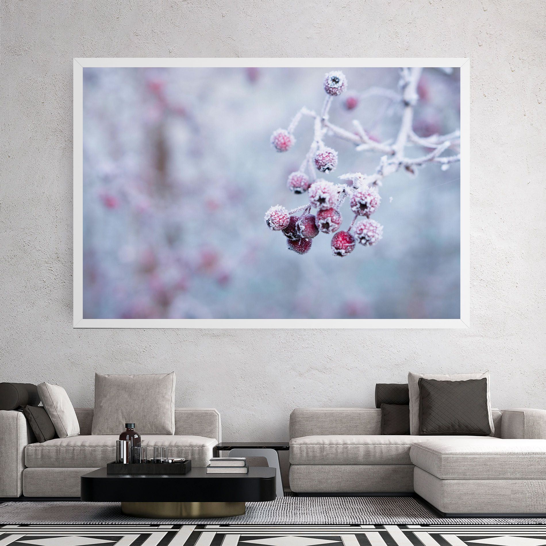 Red Winter Fruits mockup 2