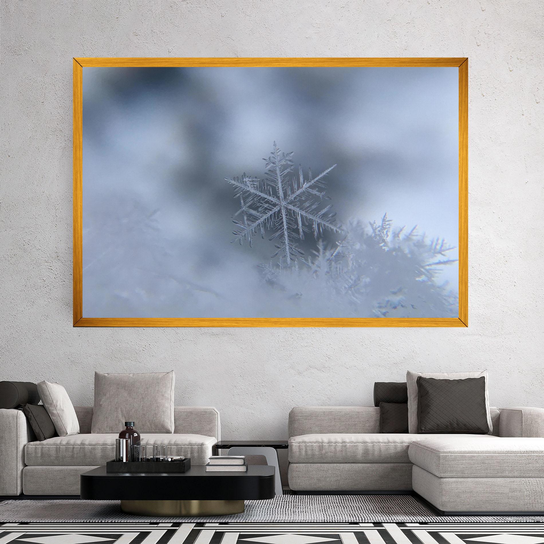 Vászonkép Pretty Snowflake mockup 2