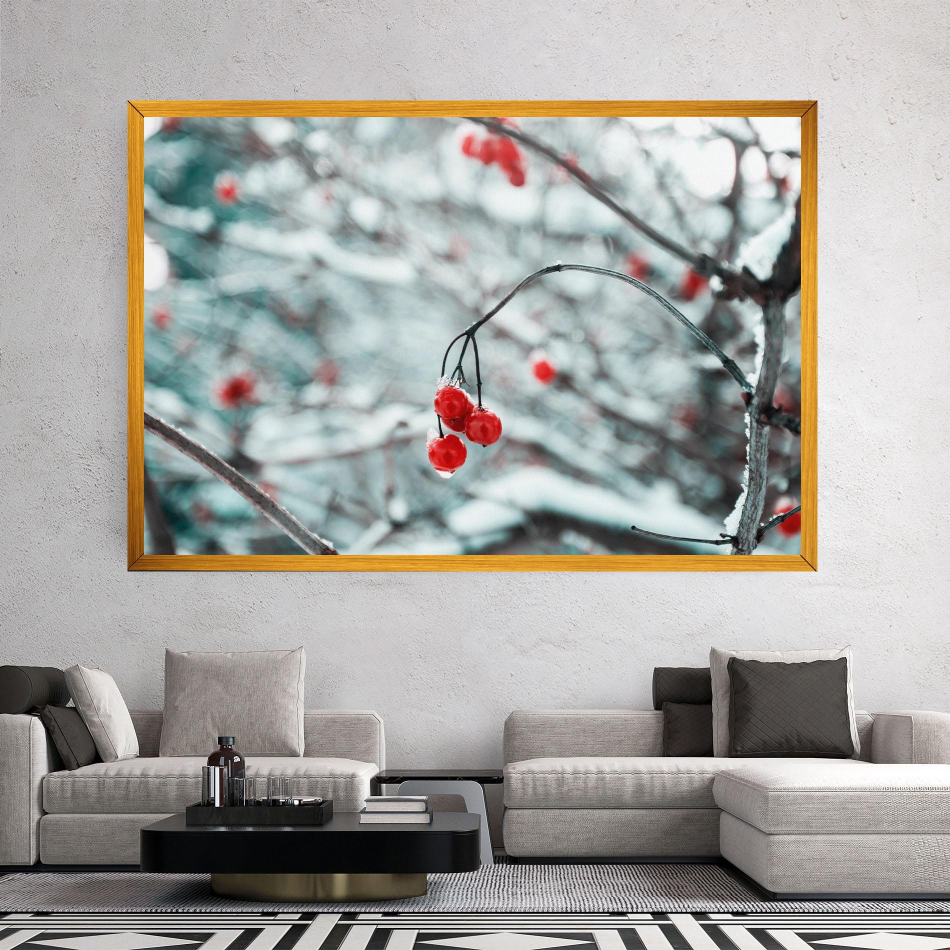 Vászonkép Snow Red Fruits mockup 2