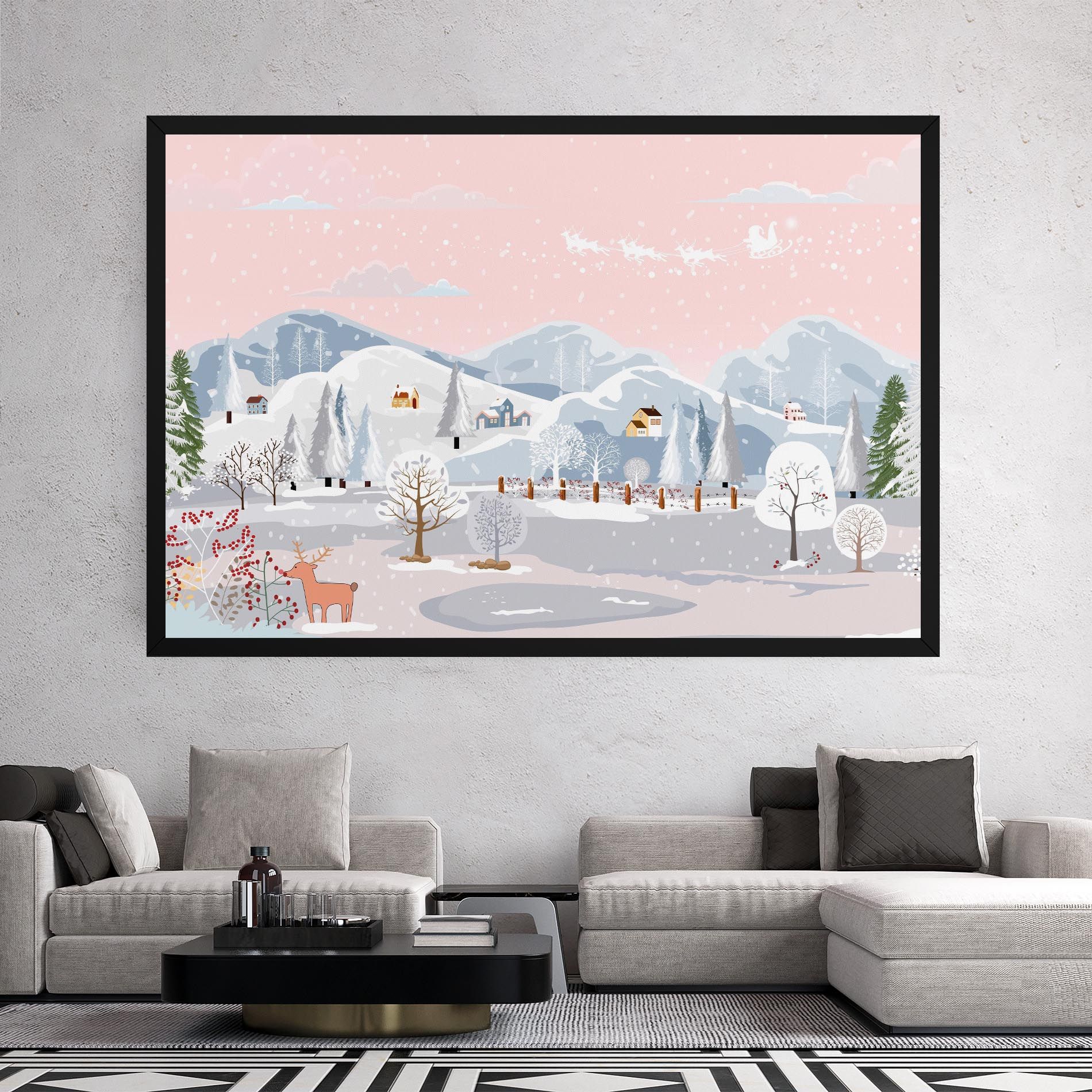 Pink Sky Winter mockup 2