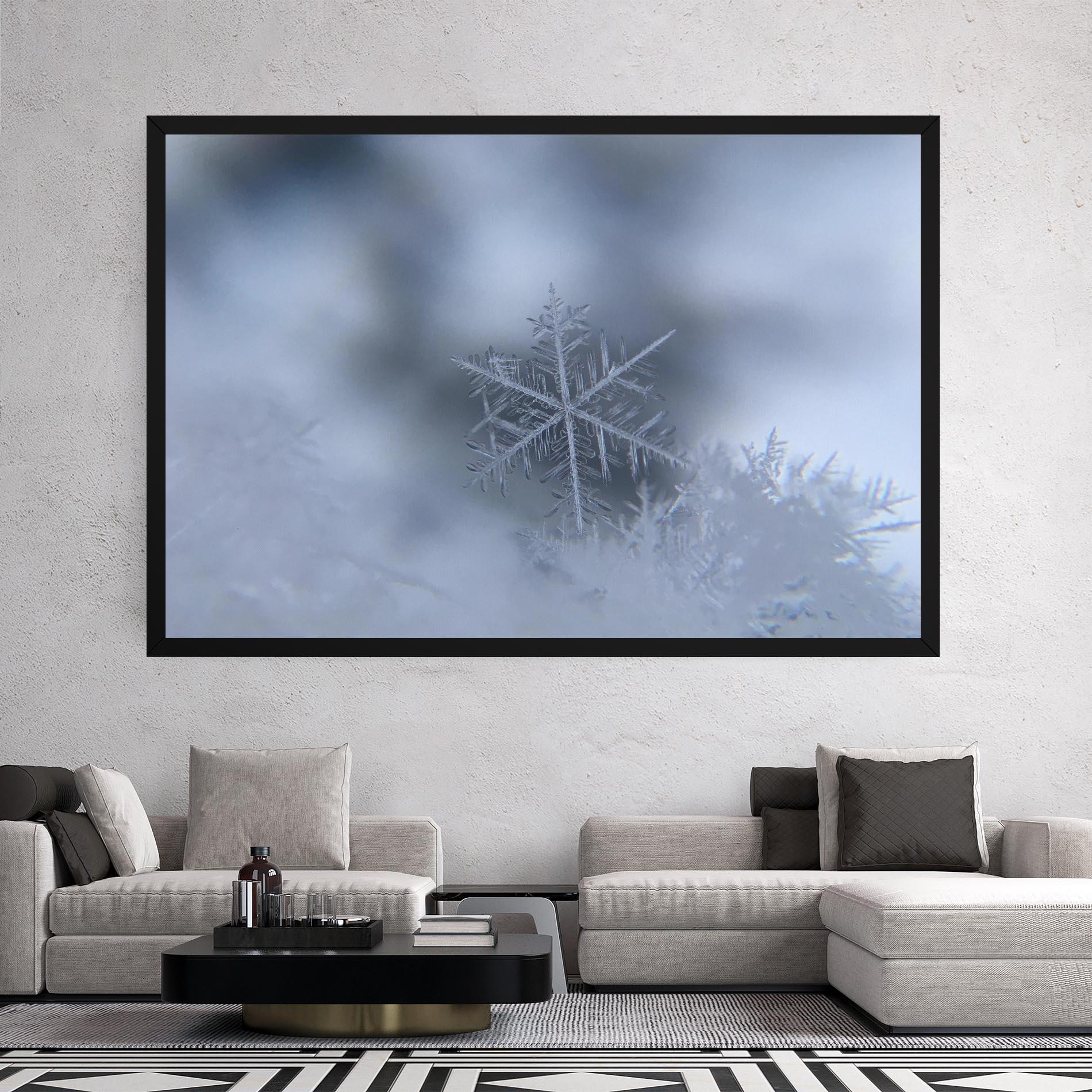 Vászonkép Pretty Snowflake mockup 2